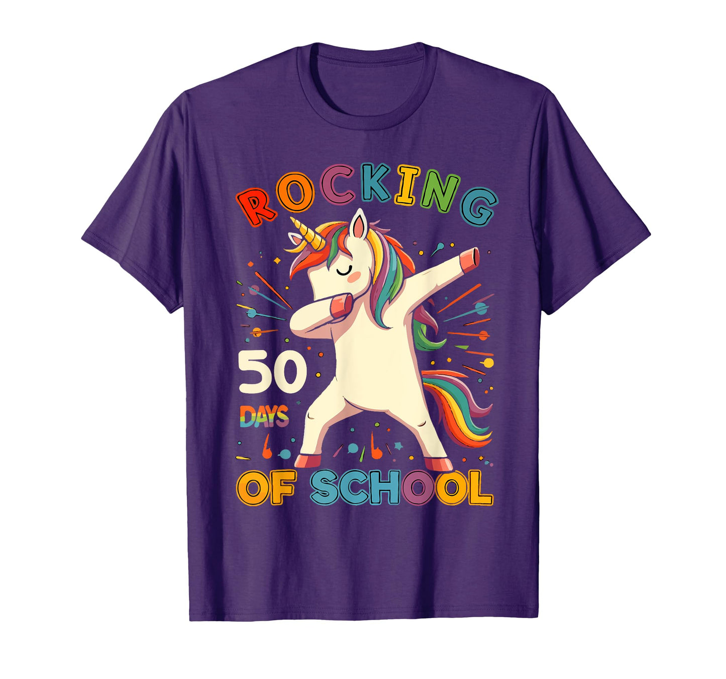 Rockin 50 Days of School 50th Day of School 50 Days Smarter T-Shirt