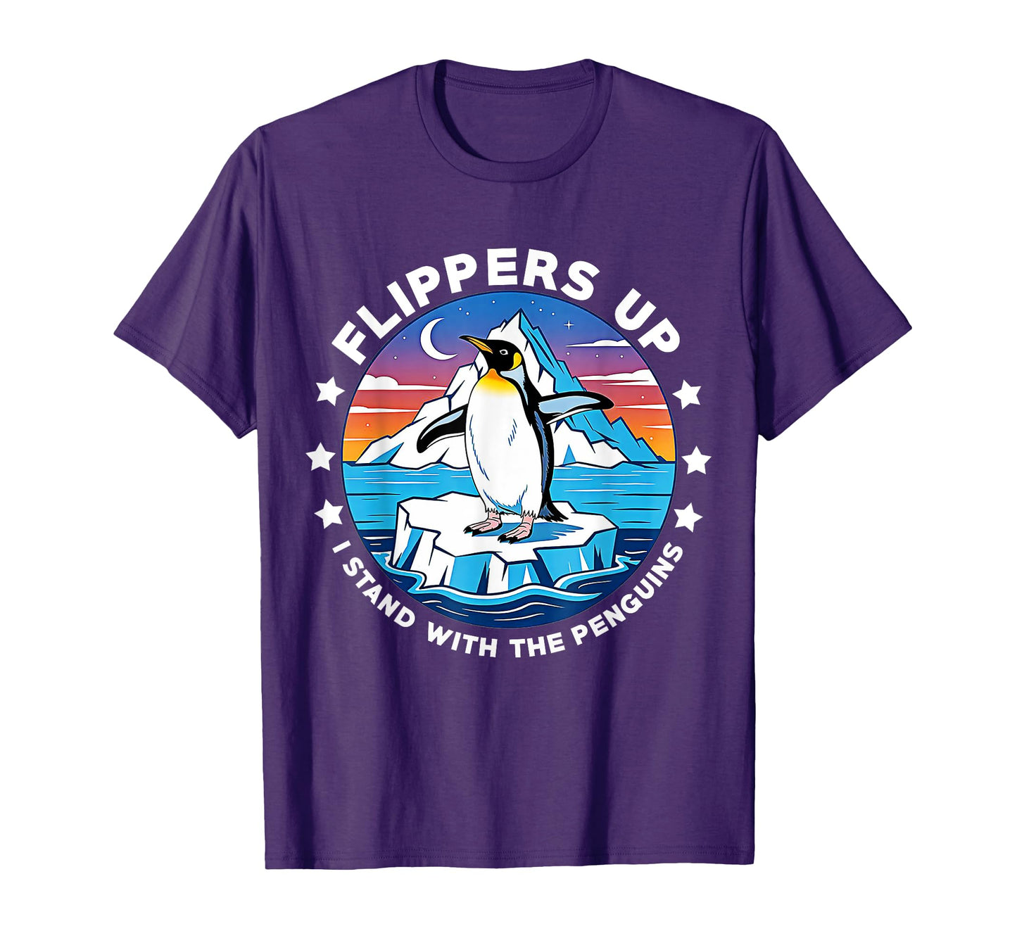 Flippers Up I Stand With The Penguins T-Shirt