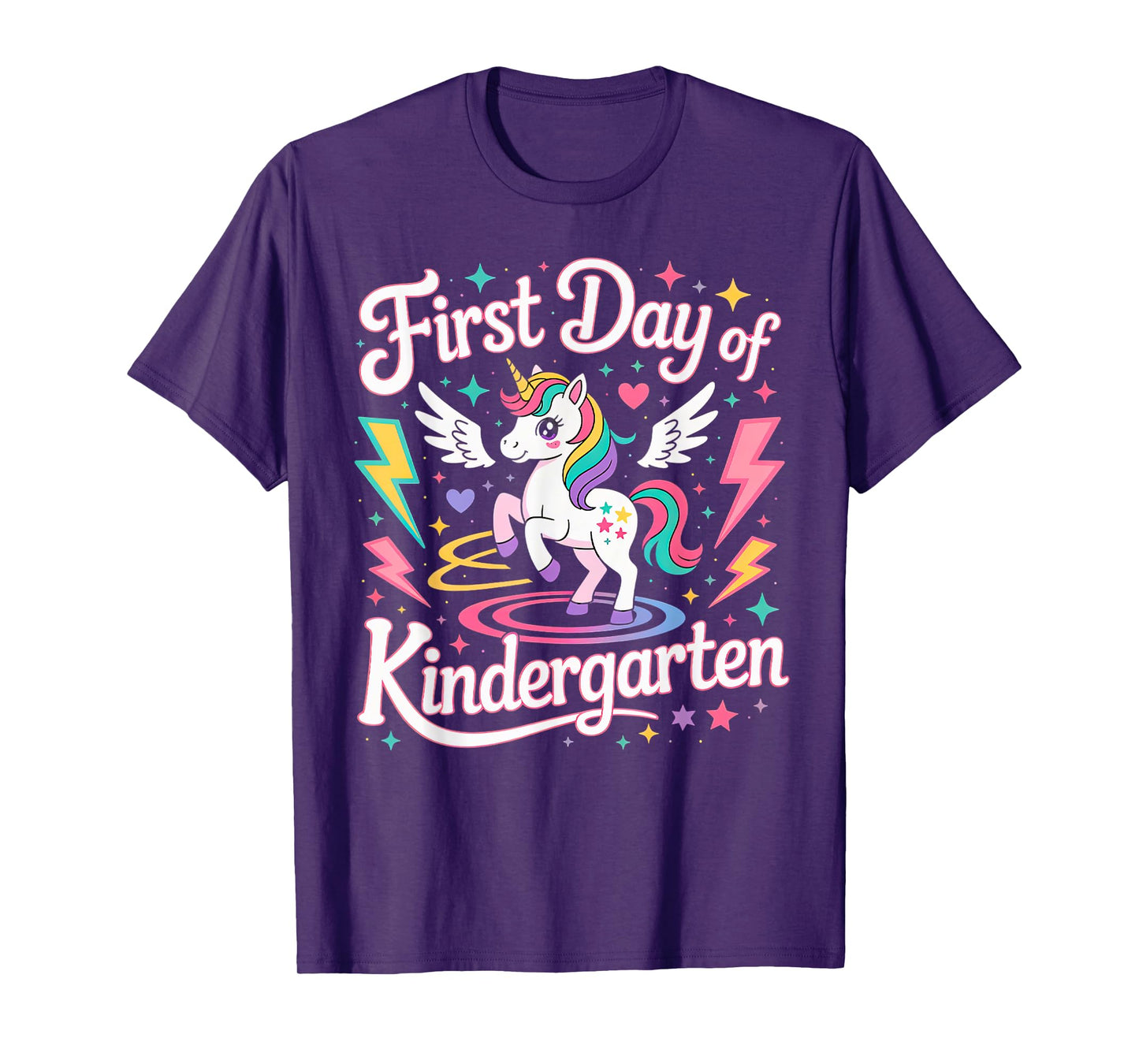 First Day Of Kindergarten Girls Unicorn First Day OF School T-Shirt