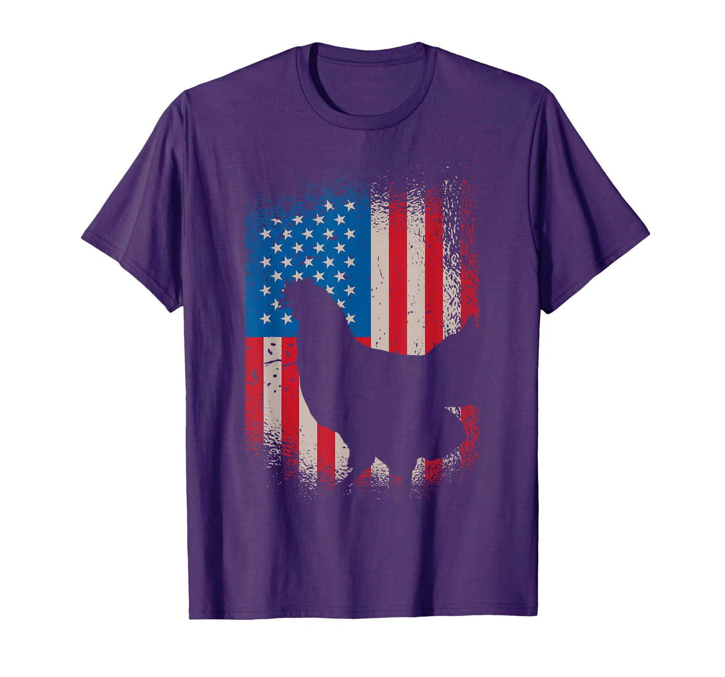 Chicken USA Flag design for Patriotic Farmer T-Shirt for Women Kids Men