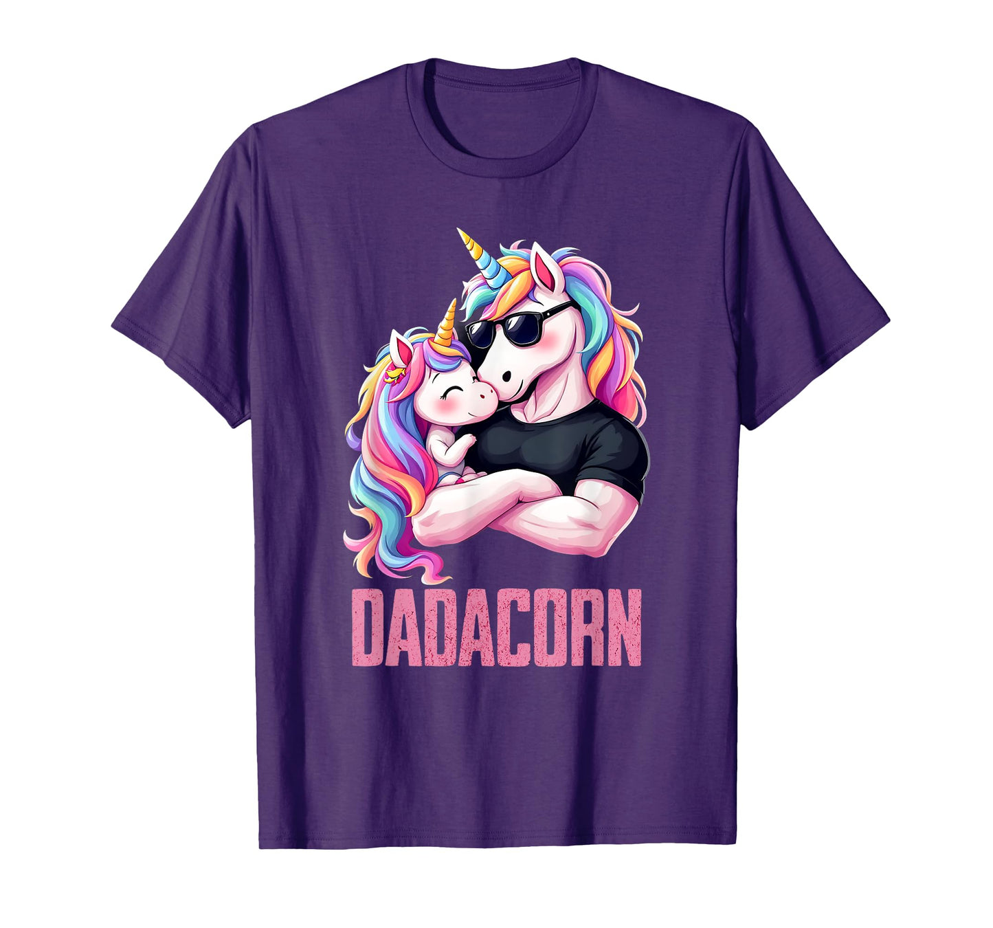 Dadacorn, Daddy Daughter Unicorn, Girldad T-Shirt