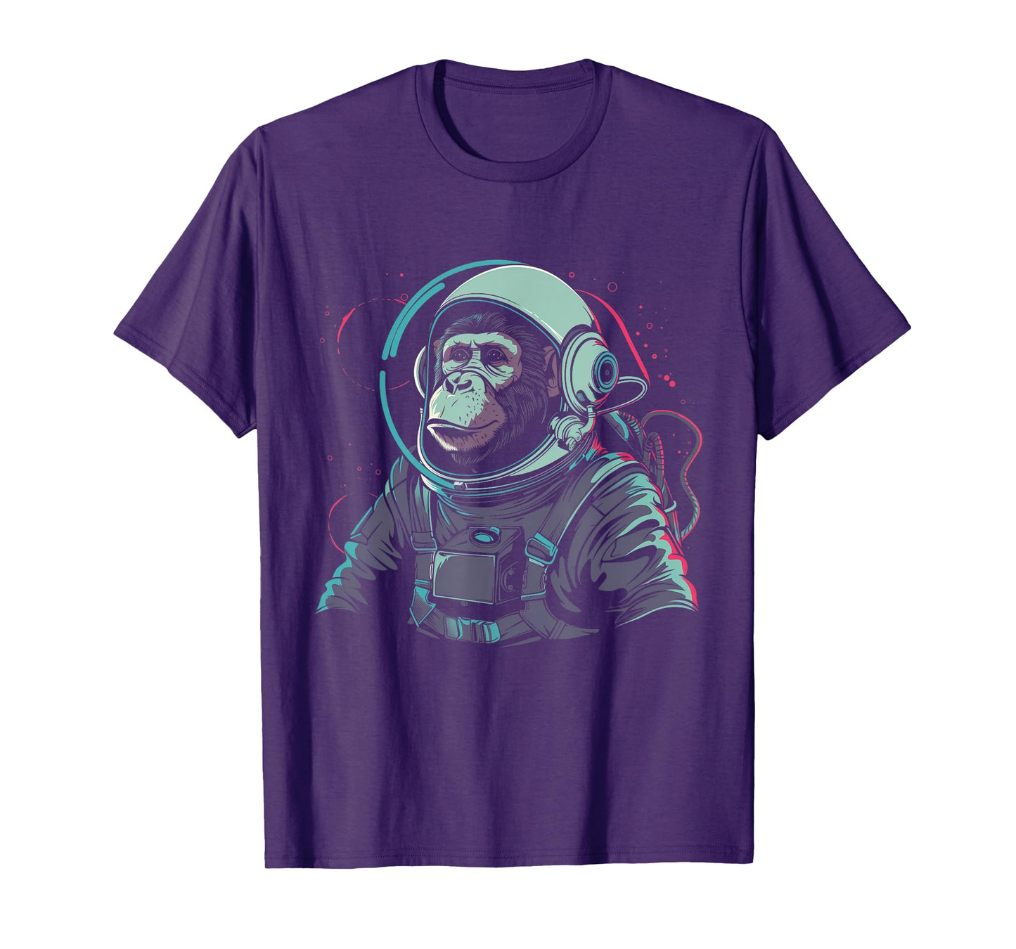 Astronaut Monkey Chimpanzee Chimpanzee Space Suit Funny T-Shirt