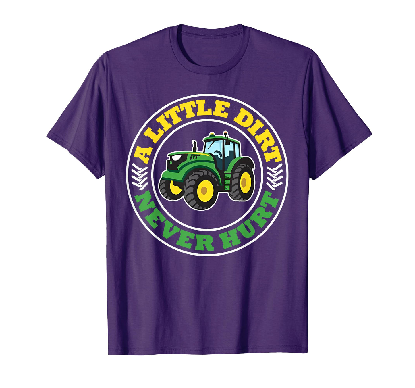 Kids A Little Dirt Never Hurt Tractors Farm Boys Toddler Boy T-Shirt