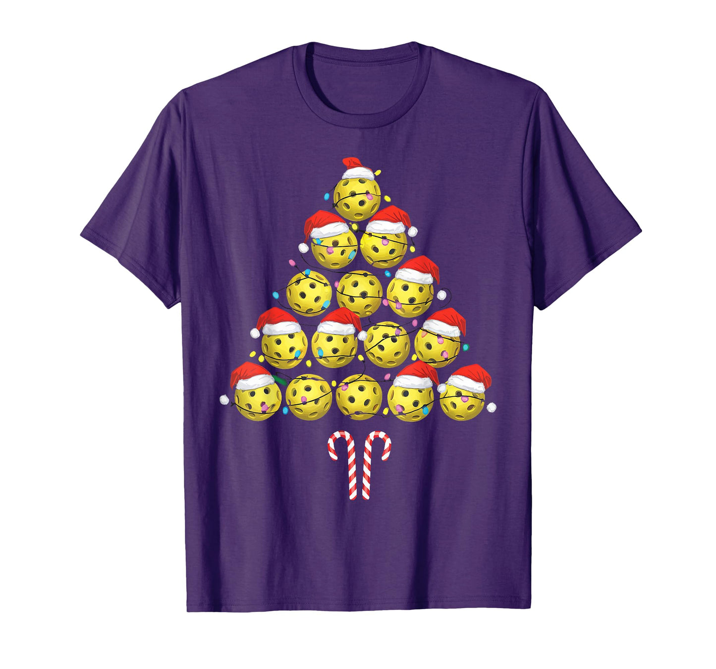 Pickleball Christmas Tree T-Shirt