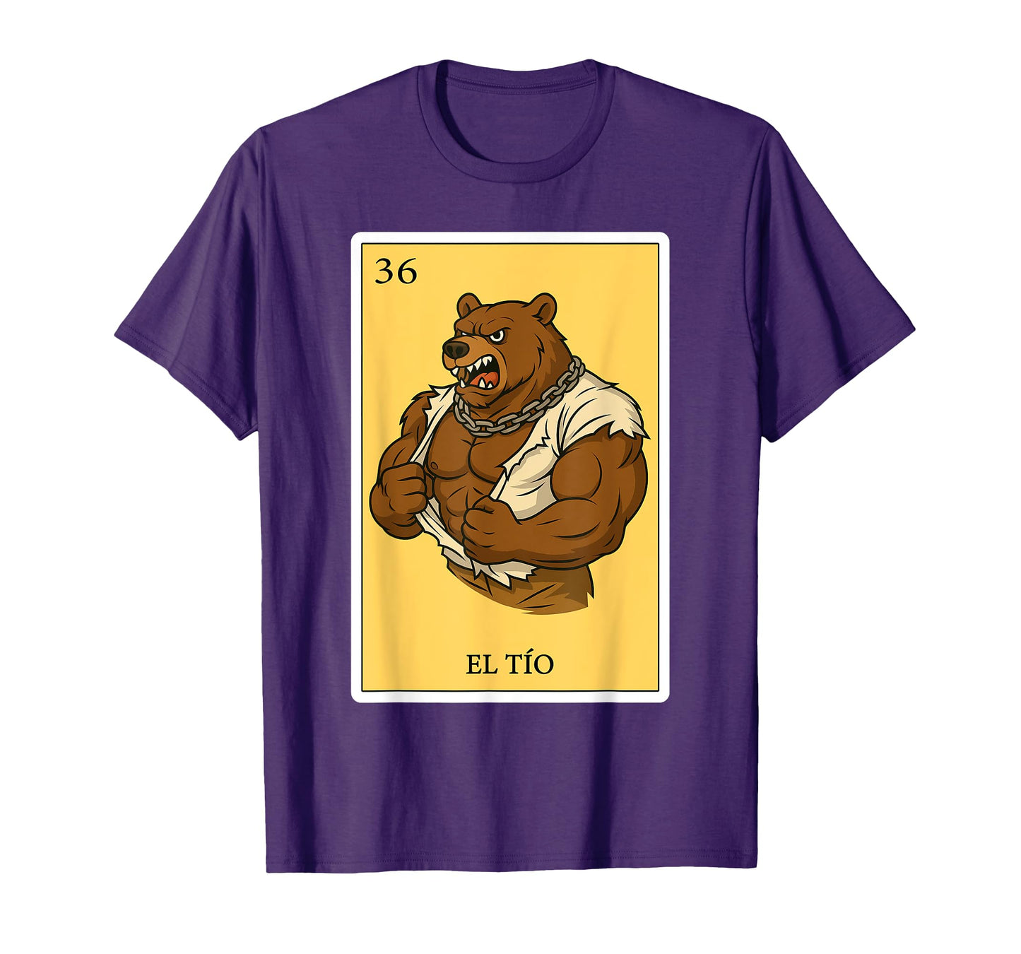 El Tio Grizzly | Spanish-Mexican Bingo Gifts for Tio T-Shirt