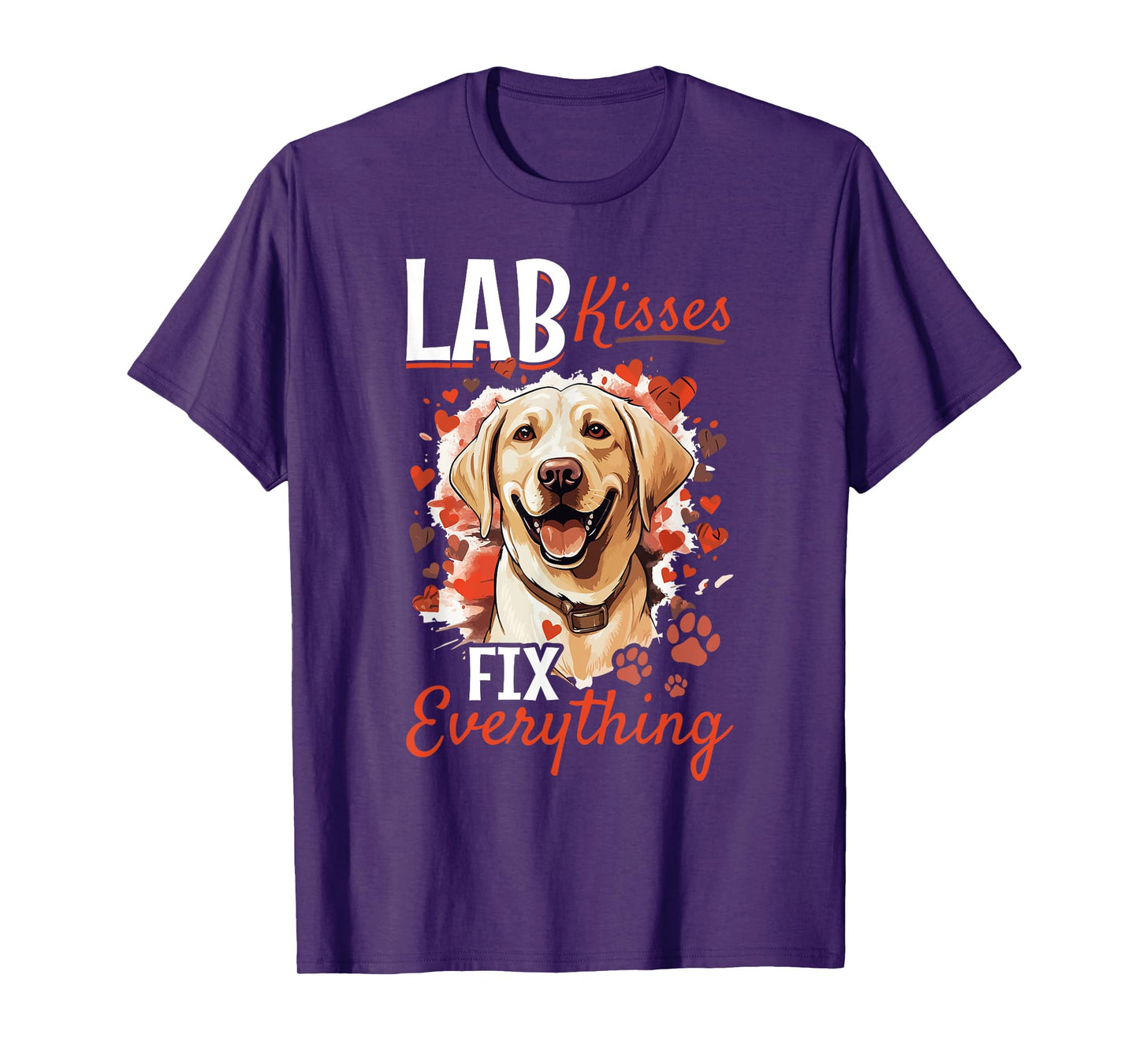 Labrador Dog Breed Pet - Lab kisses fix everything T-Shirt