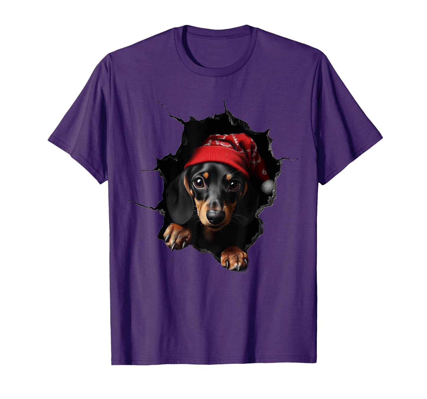 Funny Christmas Dog Lover Dog Owner Xmas Dachshund Dogs T-Shirt