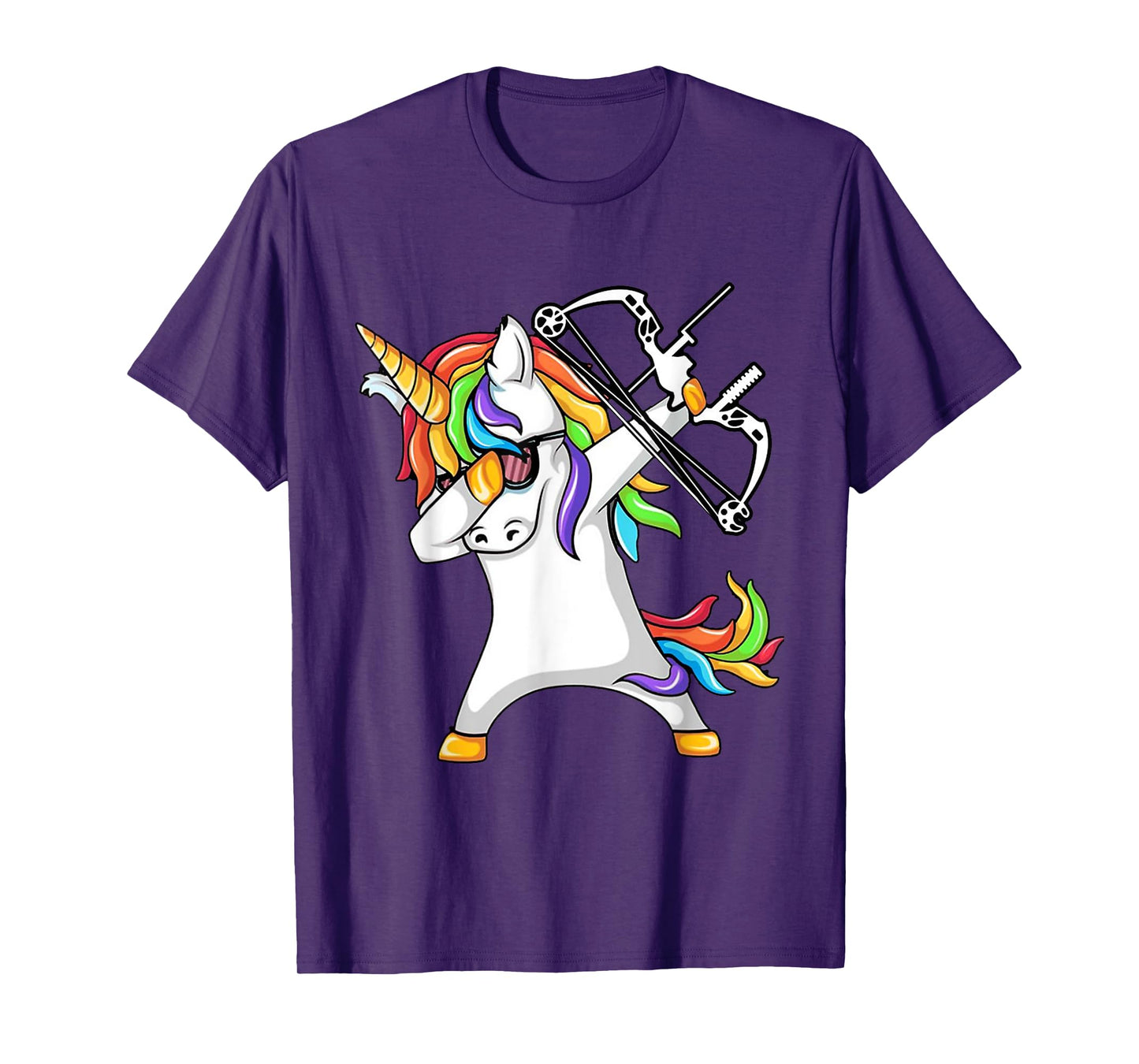 Unicorn dabbing Archery Funny shirt T-Shirt