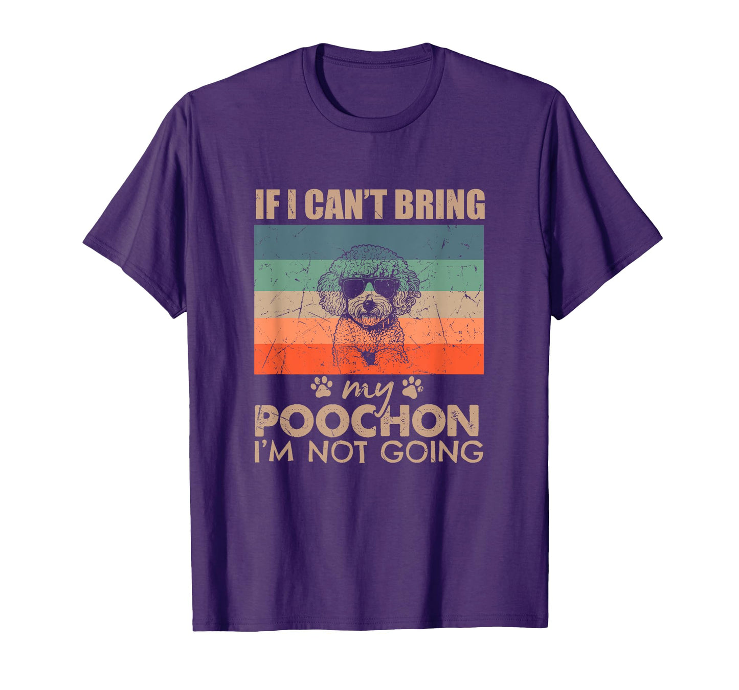 Funny Dog If I Can't Bring My Poochon I'm Not Going Dog Xmas T-Shirt