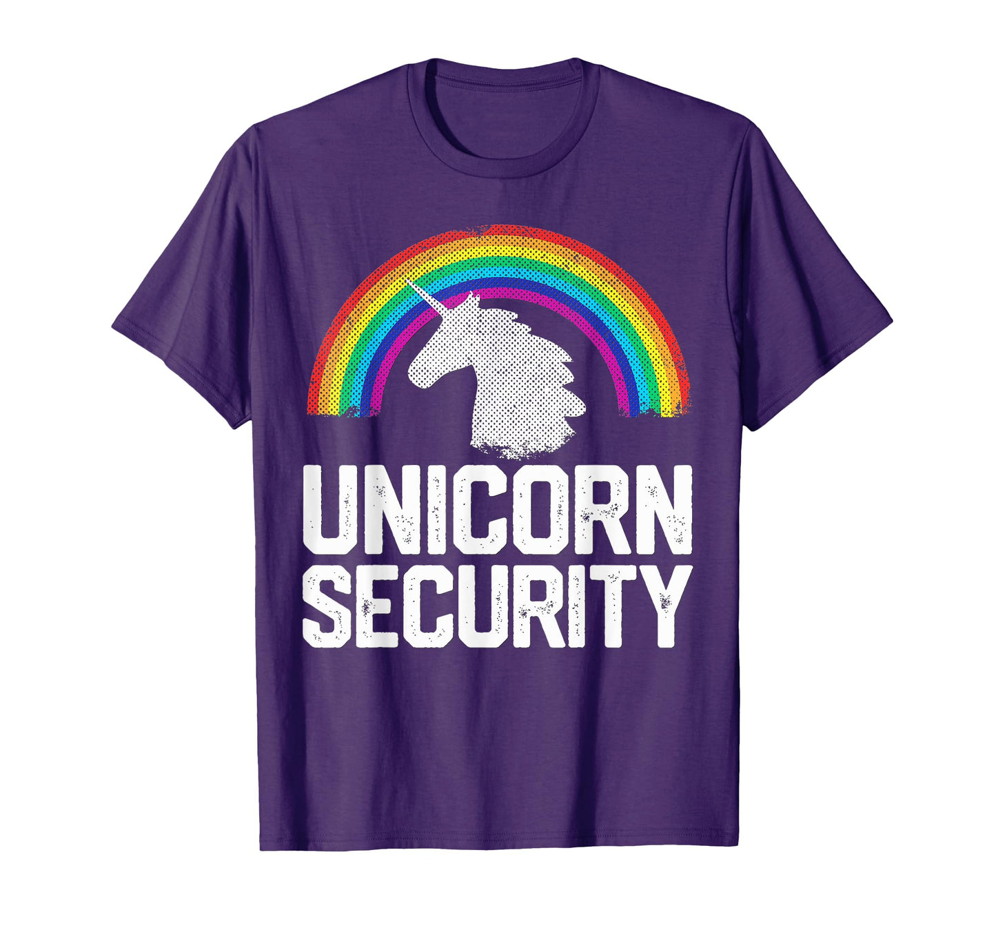 UNICORN SECURITY Funny Rainbow Cute Halloween Costume Gift T-Shirt