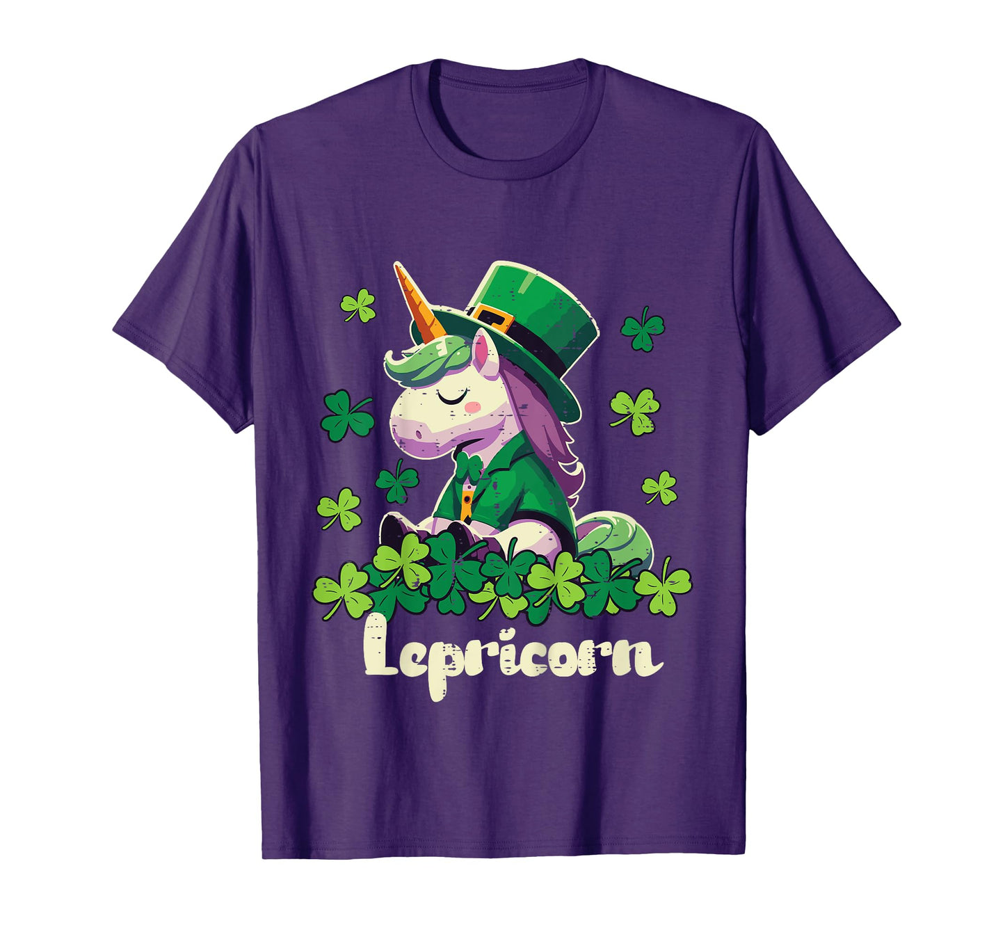 Kids St Patricks Day Unicorn Lepricorn Saint Pattys Girls Kids T-Shirt