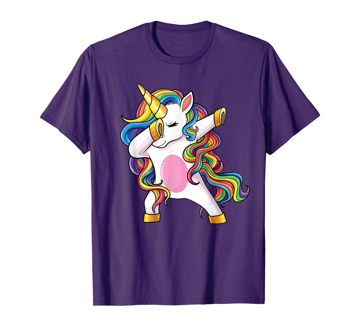 Dabbing Unicorn Shirt Dab Unicorns Girls Kids Women T-Shirt