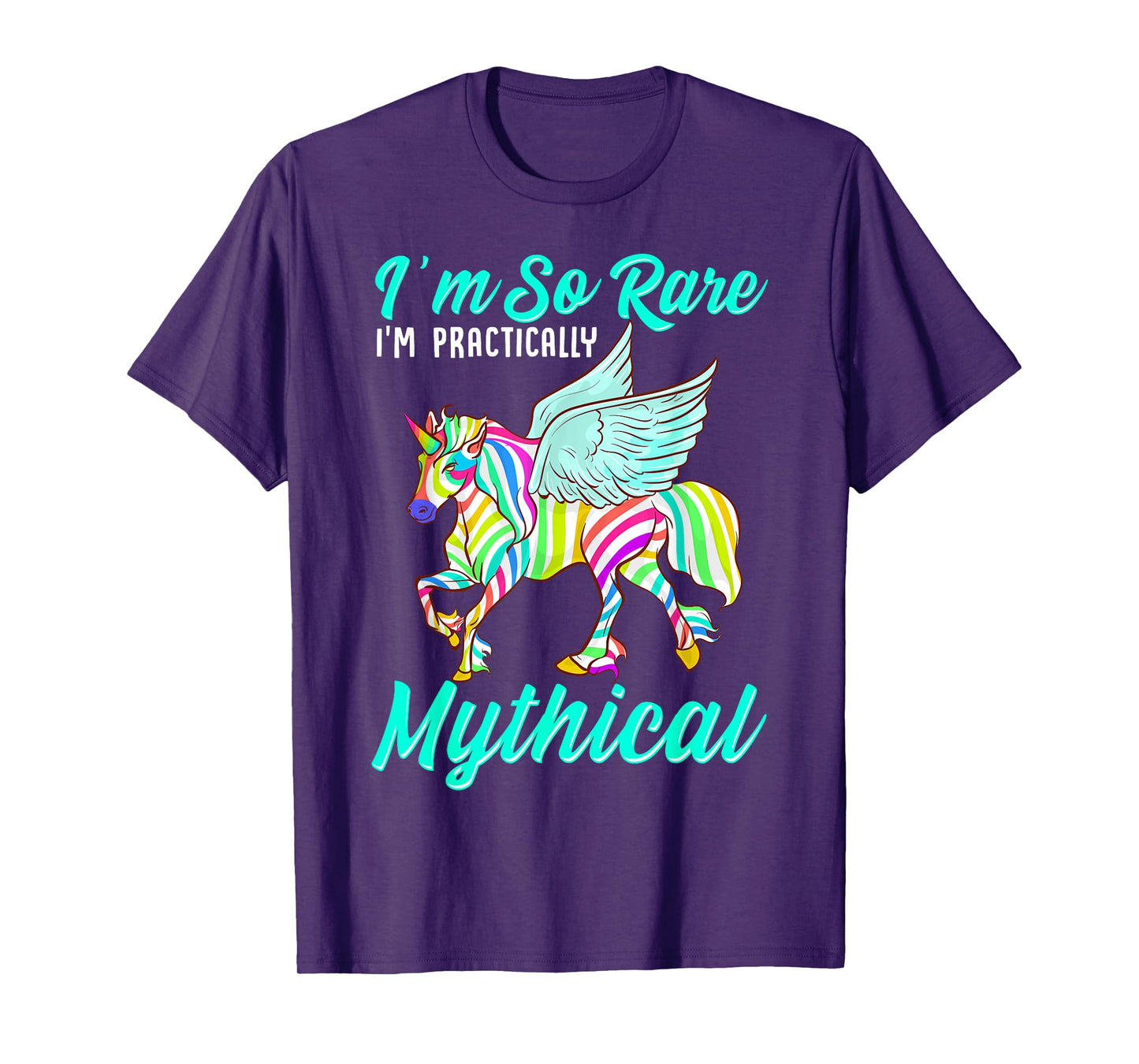 Rare Disease Zebra Unicorn Zebra Ribbon T-Shirt