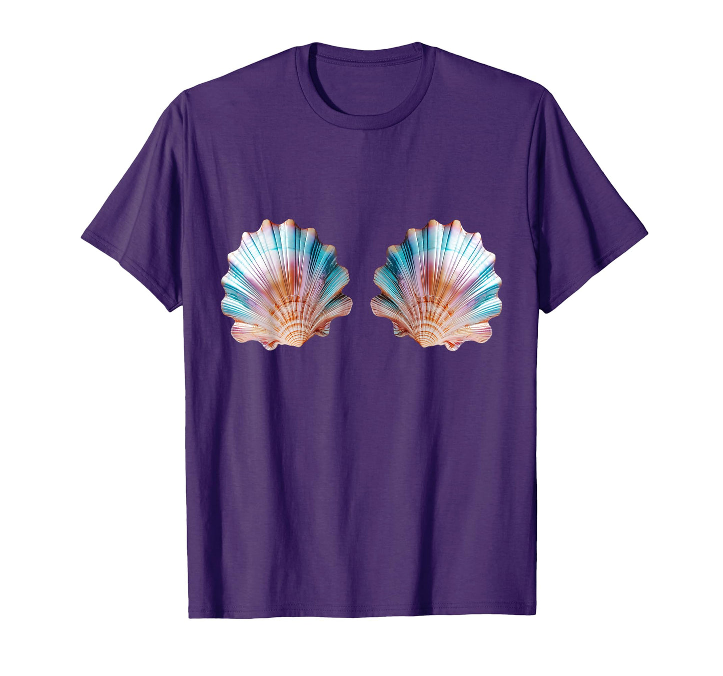 Mermaid, sea, shell, bra, costume, Carnival, party, outfit T-Shirt