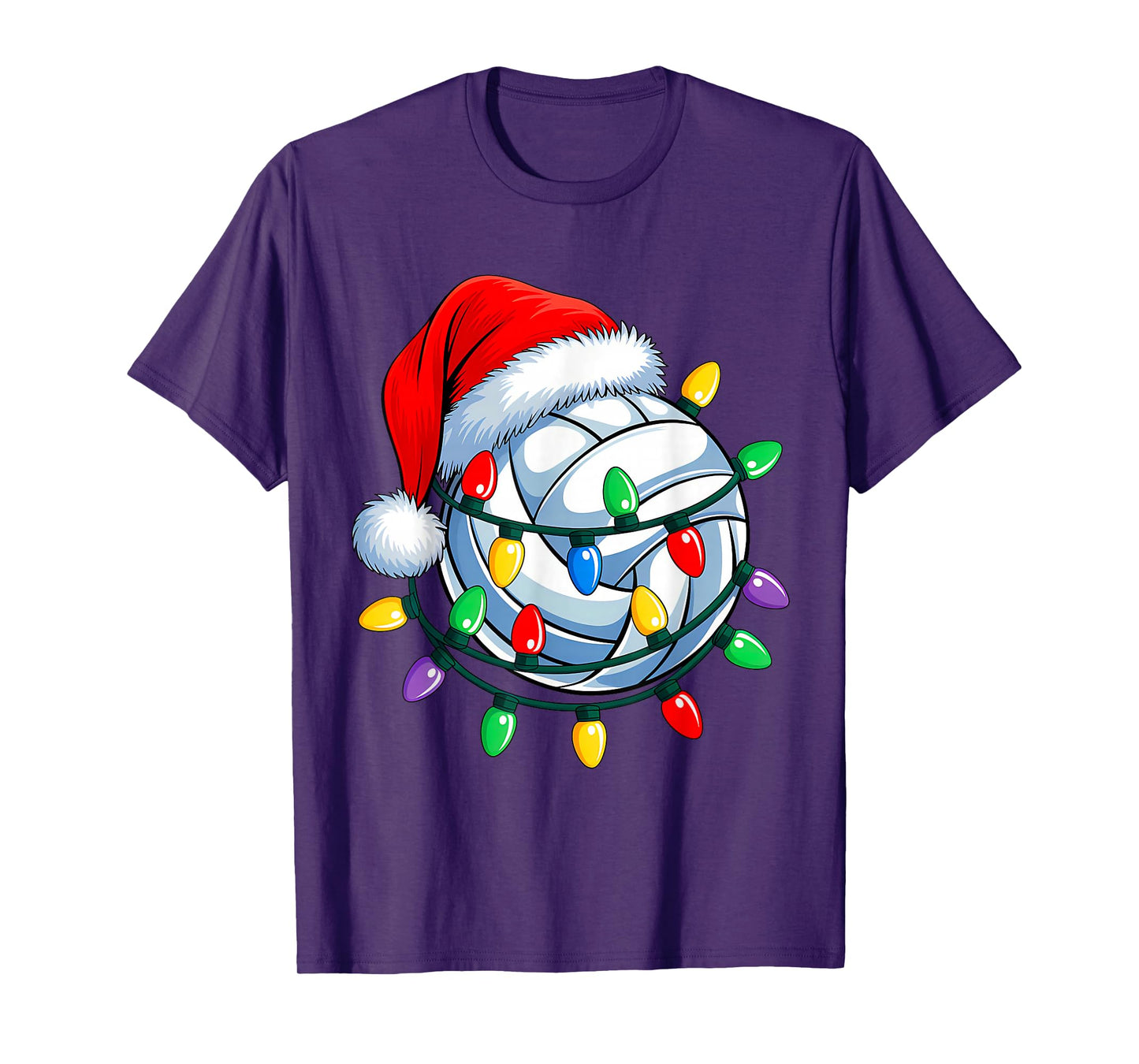Christmas Volleyball Xmas Santa Sports Hat Mens Womens Kids T-Shirt