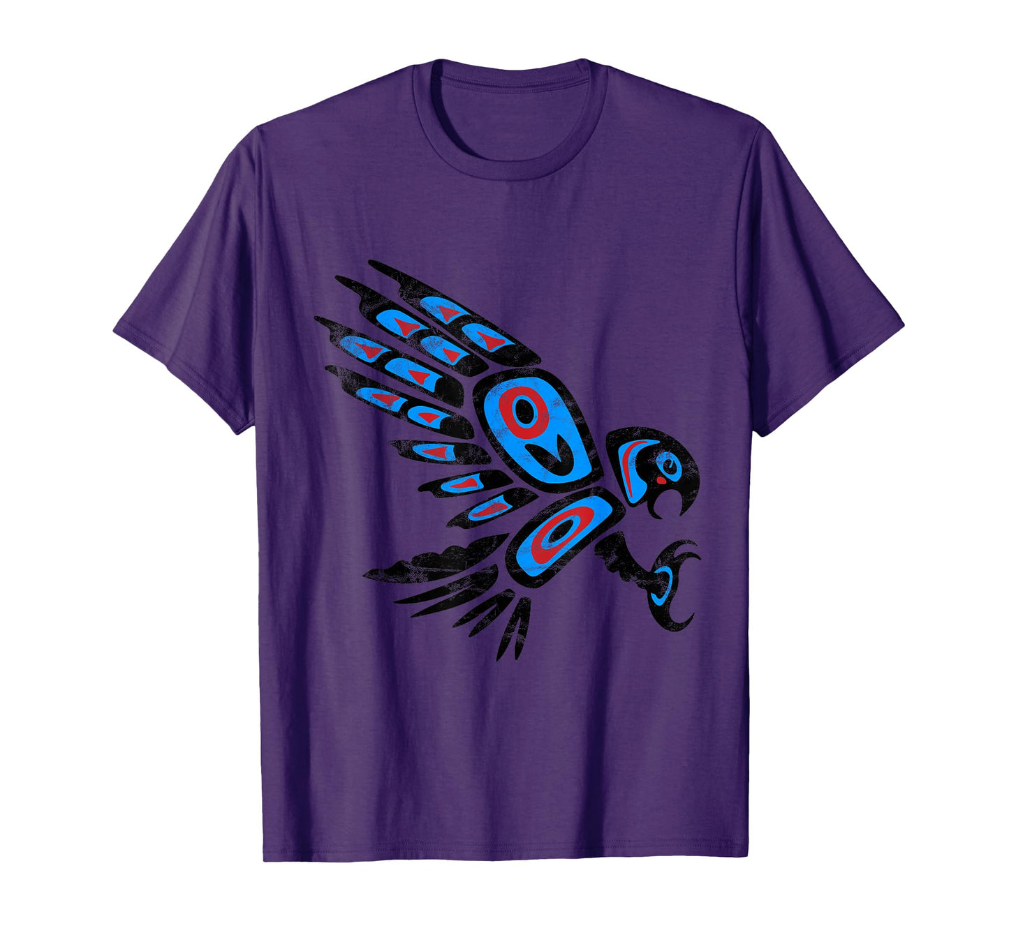 native american red tailed hawk bird Totem tribal T-Shirt