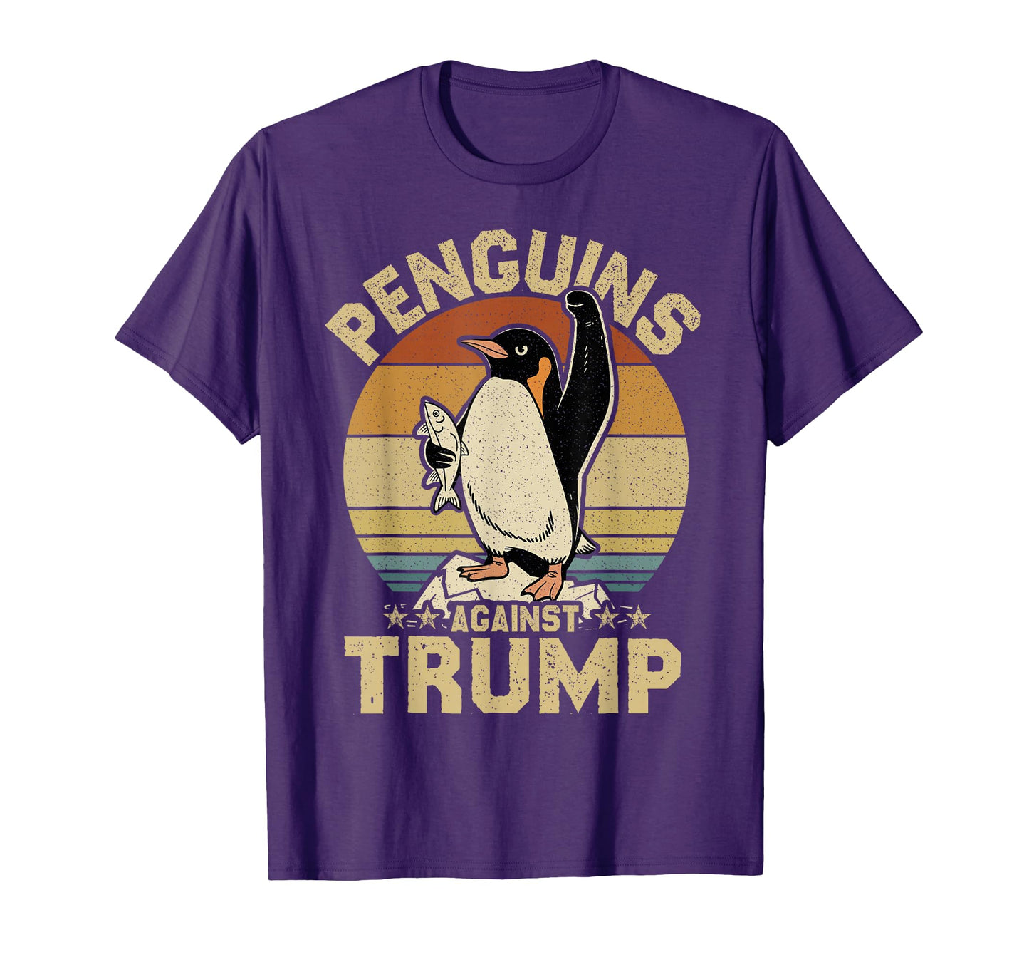 Penguin Flippers Up Resist Funny Penguins Against Trump T-Shirt