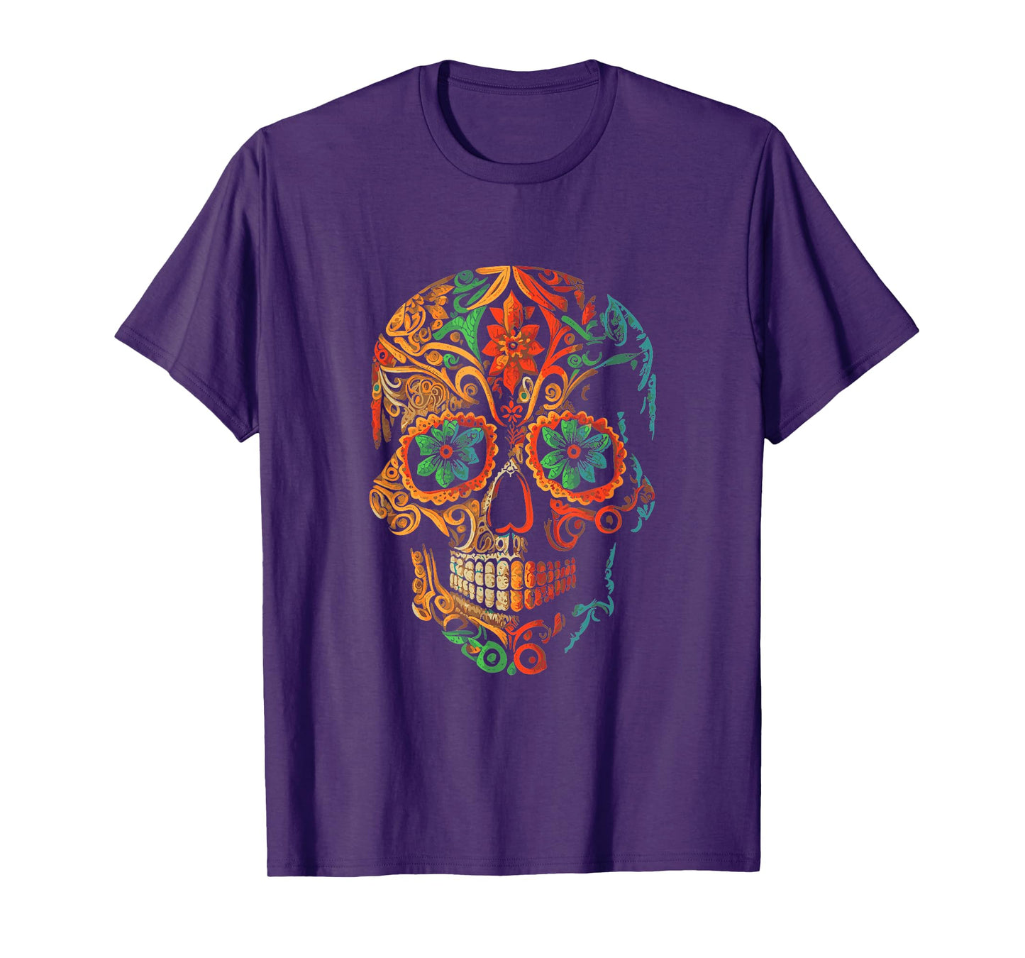 Sugar Skull Beautiful Artistic T-Shirt