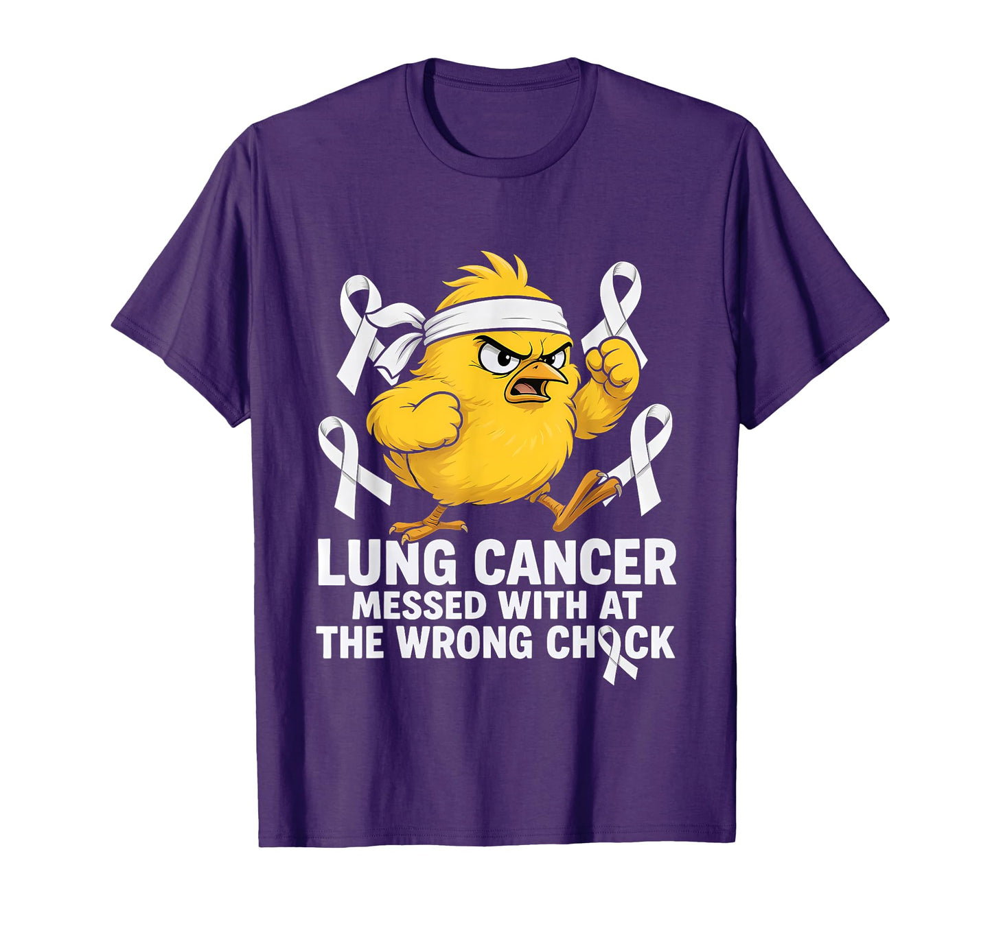 Lung Cancer Messed With The Wrong Chick T-Shirt