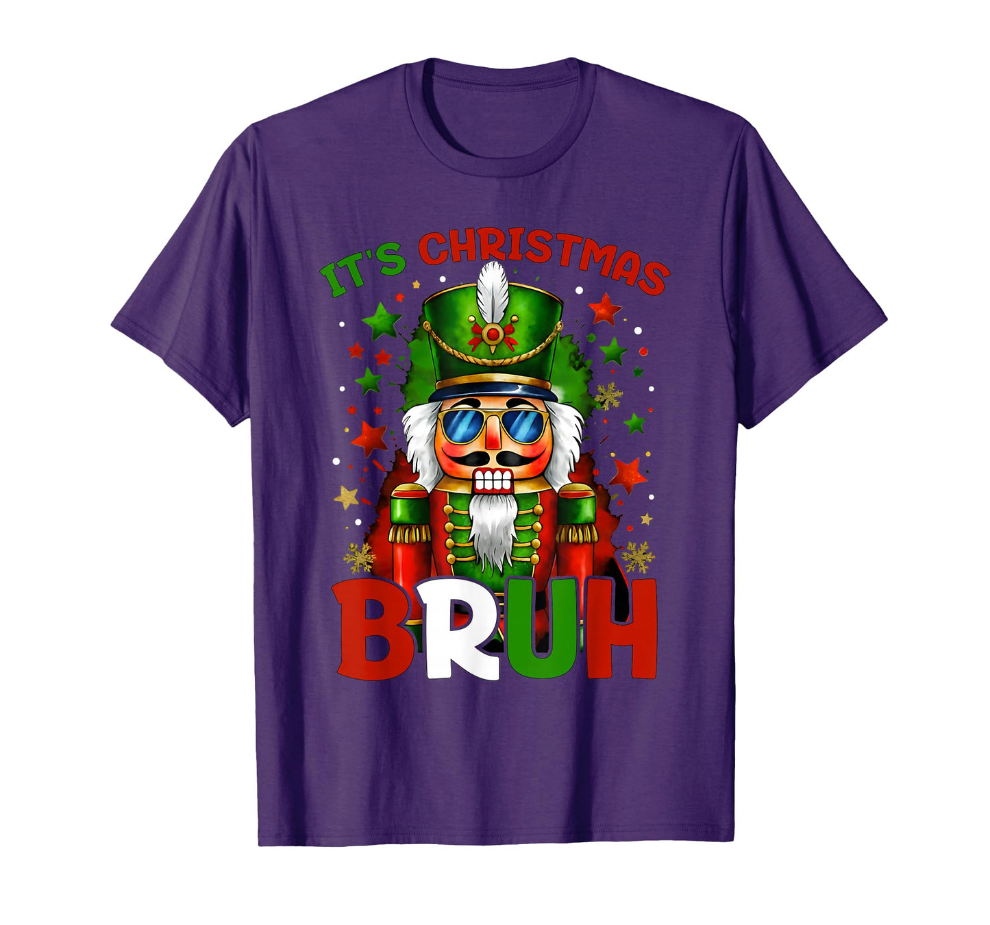 It's Christmas Bruh Nutcracker Boys Kids Xmas Christmas Men T-Shirt