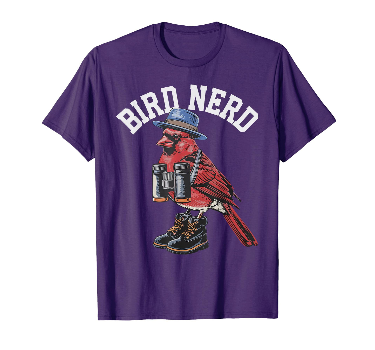 Bird Nerd Funny Birdwatching Birding Northern Cardinal Gifts T-Shirt