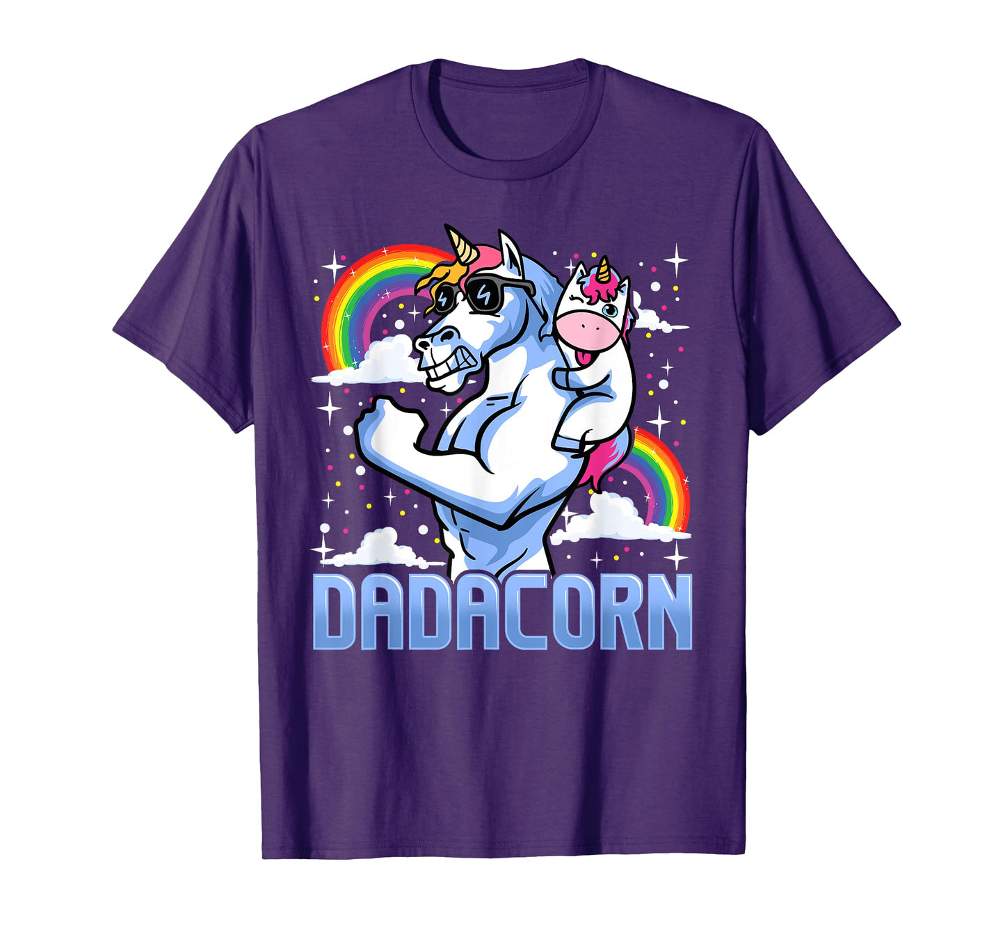 Dadacorn Shirts For Men Dadicorn Daddycorn Gifts Unicorn Dad T-Shirt