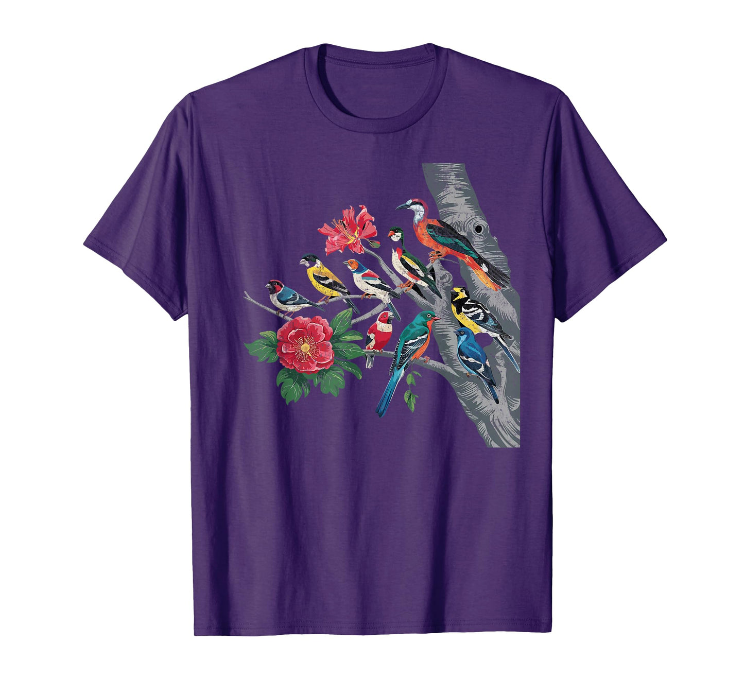 Birds on a Branch Birding Bird Watching Birder Bird Watcher T-Shirt