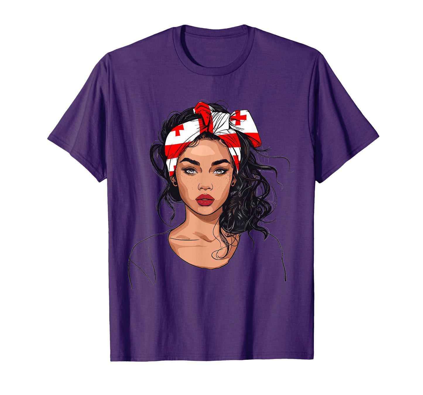 Georgian Flag Souvenirs Products for Women Georgia T-Shirt