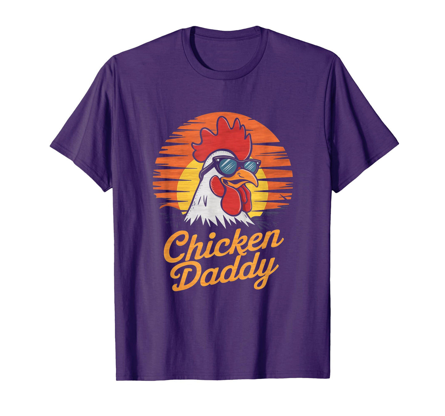 Chicken Daddy Vintage Farmer Funny Fathers Day Mens Gifts T-Shirt
