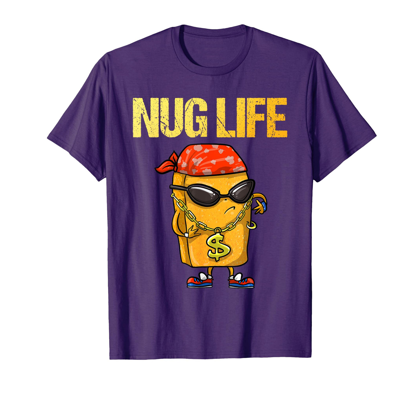 Cool Chicken Nugget Art For Boys Kids Chicken Nugget Lover T-Shirt