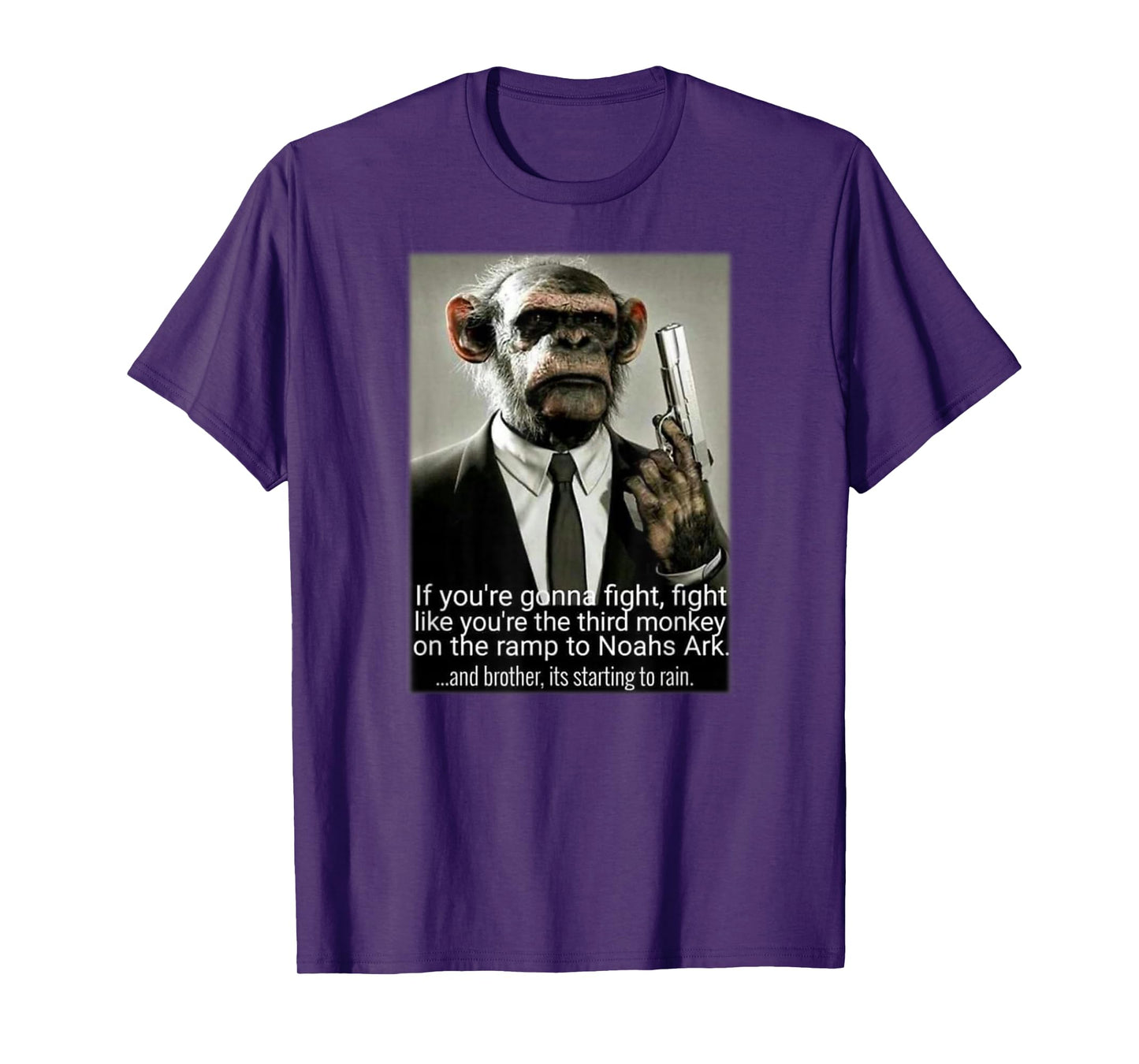 Fight Like your Third Monkey on Noahs Ark Pop Culture T-Shirt