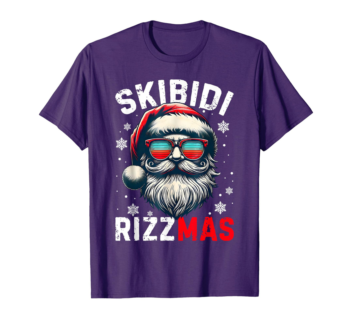 Skibidi Rizzmas Christmas Rizz Santa Claus Charisma Xmas Kid T-Shirt
