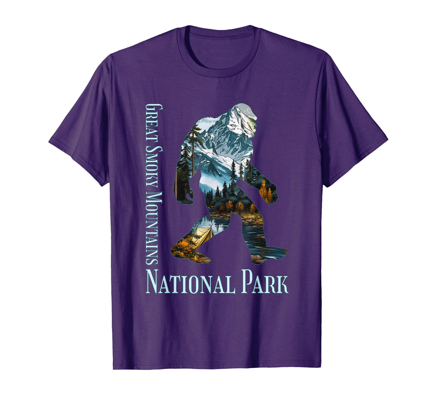 Great Smoky Mountains National Park Bigfoot Sasquatch T-Shirt