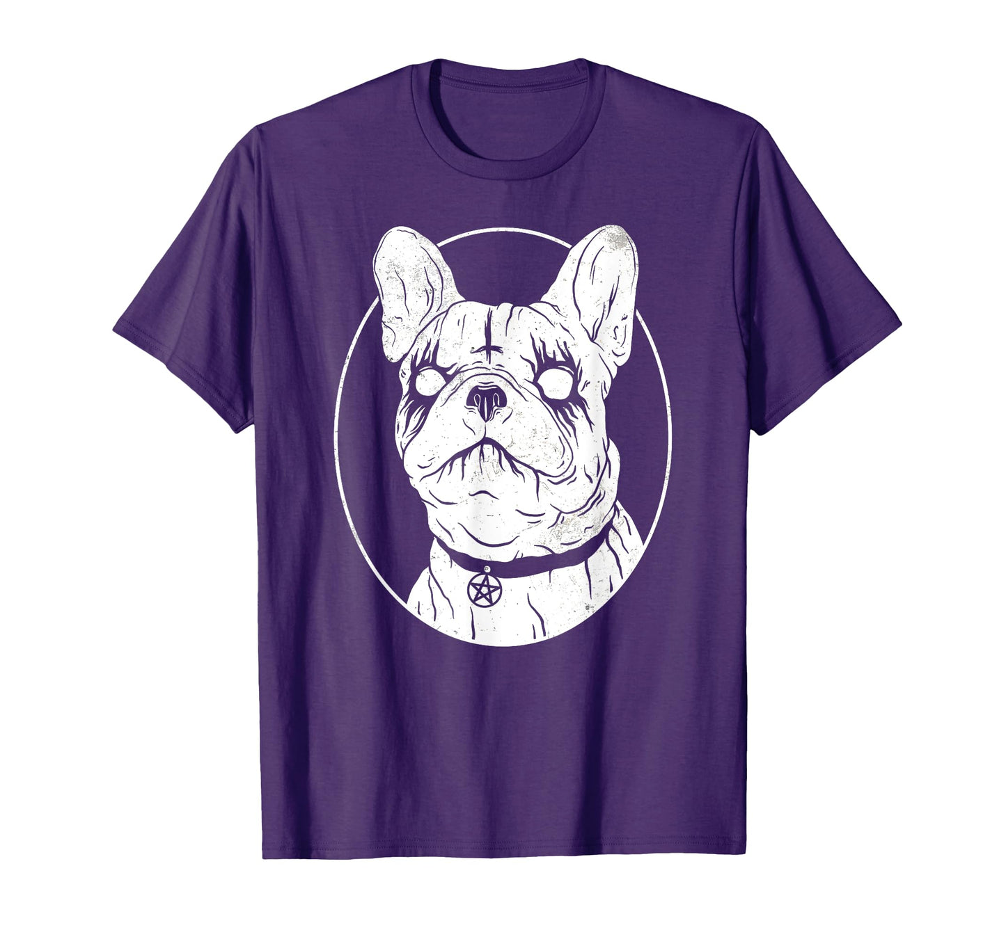 Black Metal French Bulldog - Gothic Heavy Metal Dog Shirt T-Shirt for Men Women