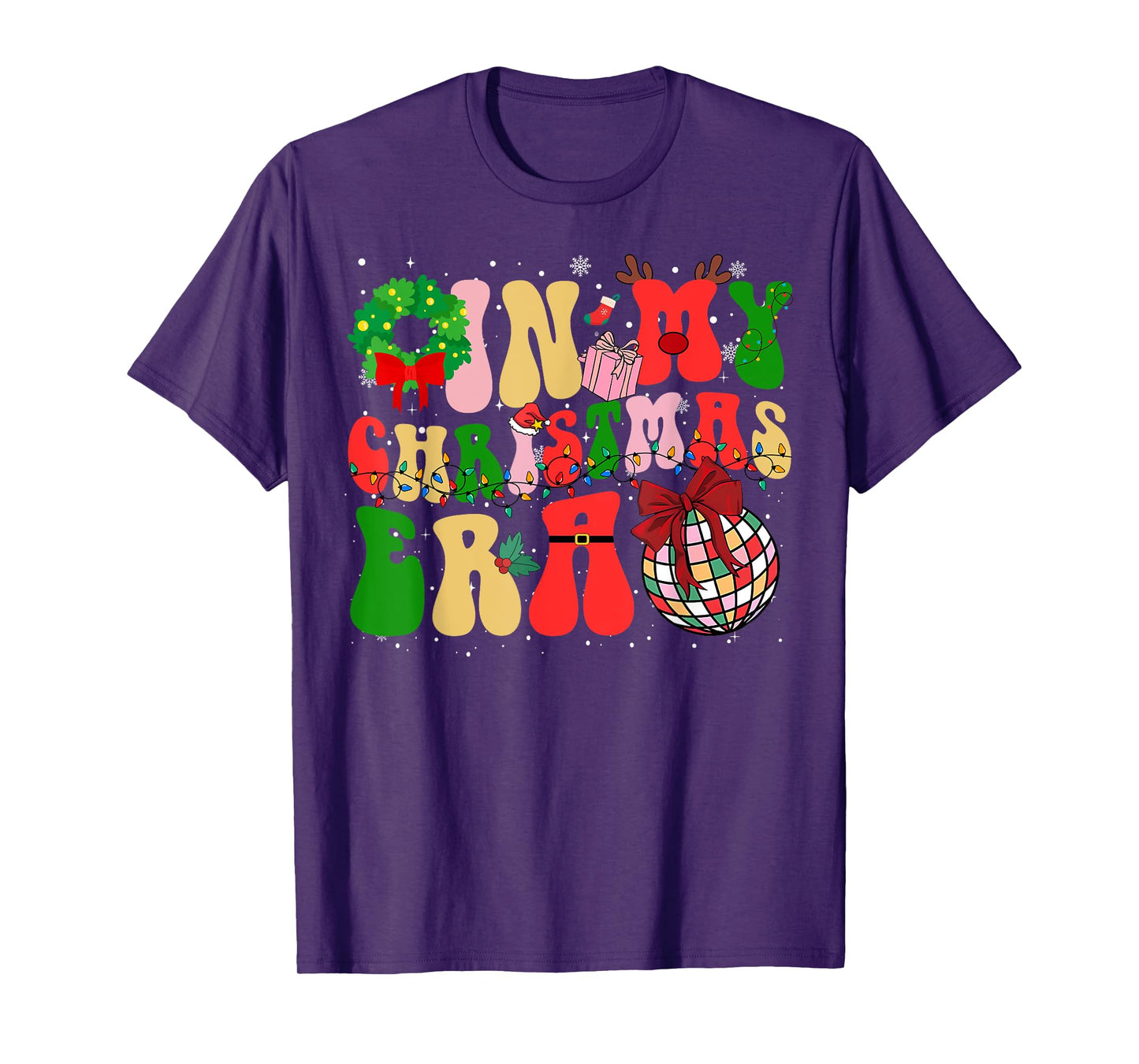 Family Matching in My Christmas Era Xmas 2025 Men Women Kid T-Shirt
