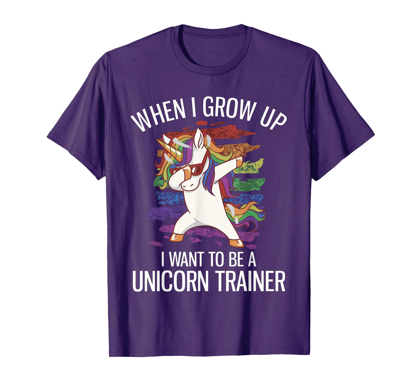 When I Grow Up I Want To Be A Unicorn Trainer T-Shirt