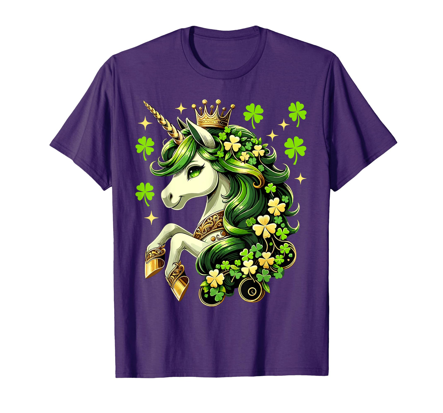 St Patrick Day Unicorn Girls Toddler Lepricorn Unicorn T-Shirt