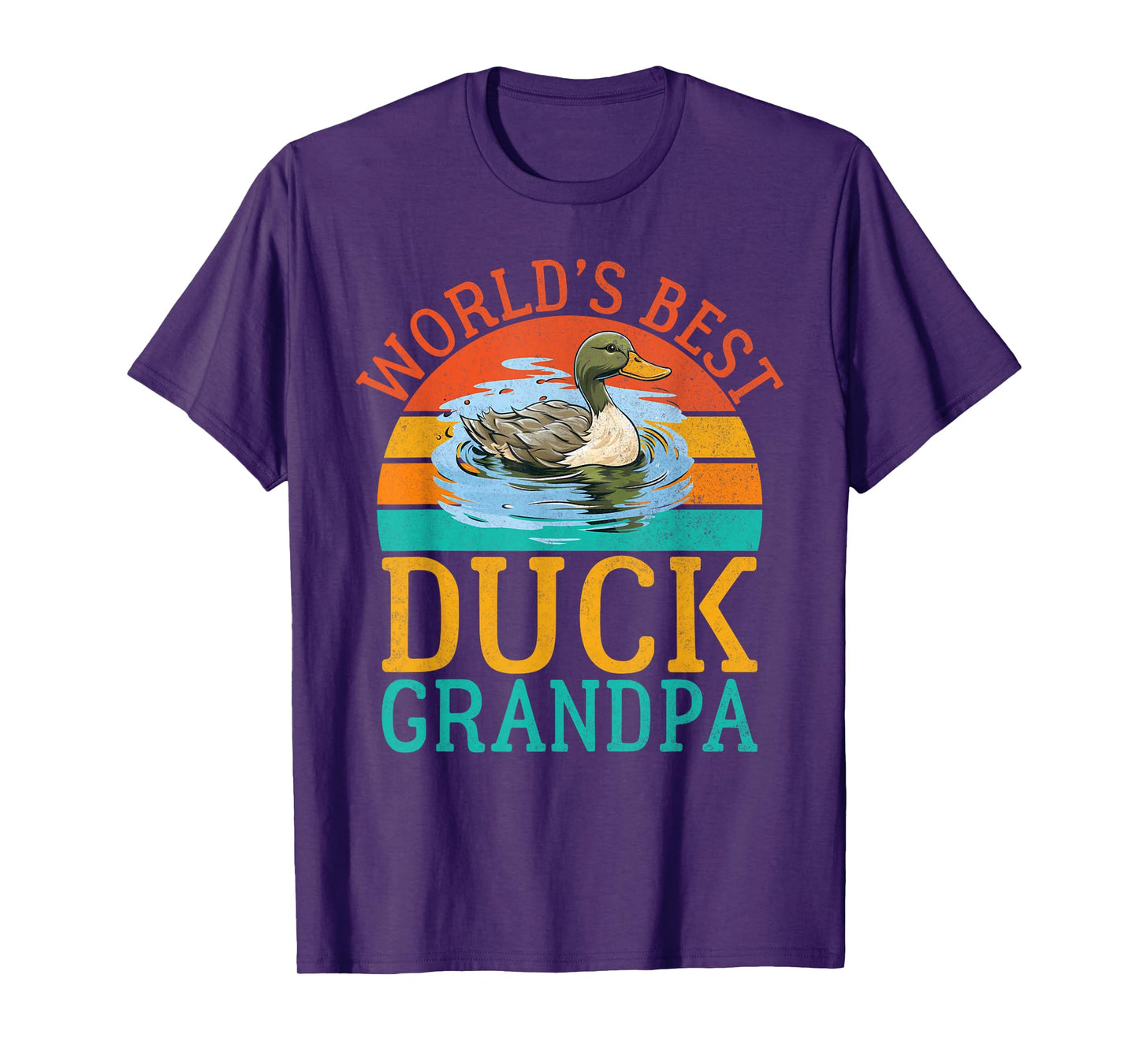 Worlds best Duck Grandpa Duck T-Shirt