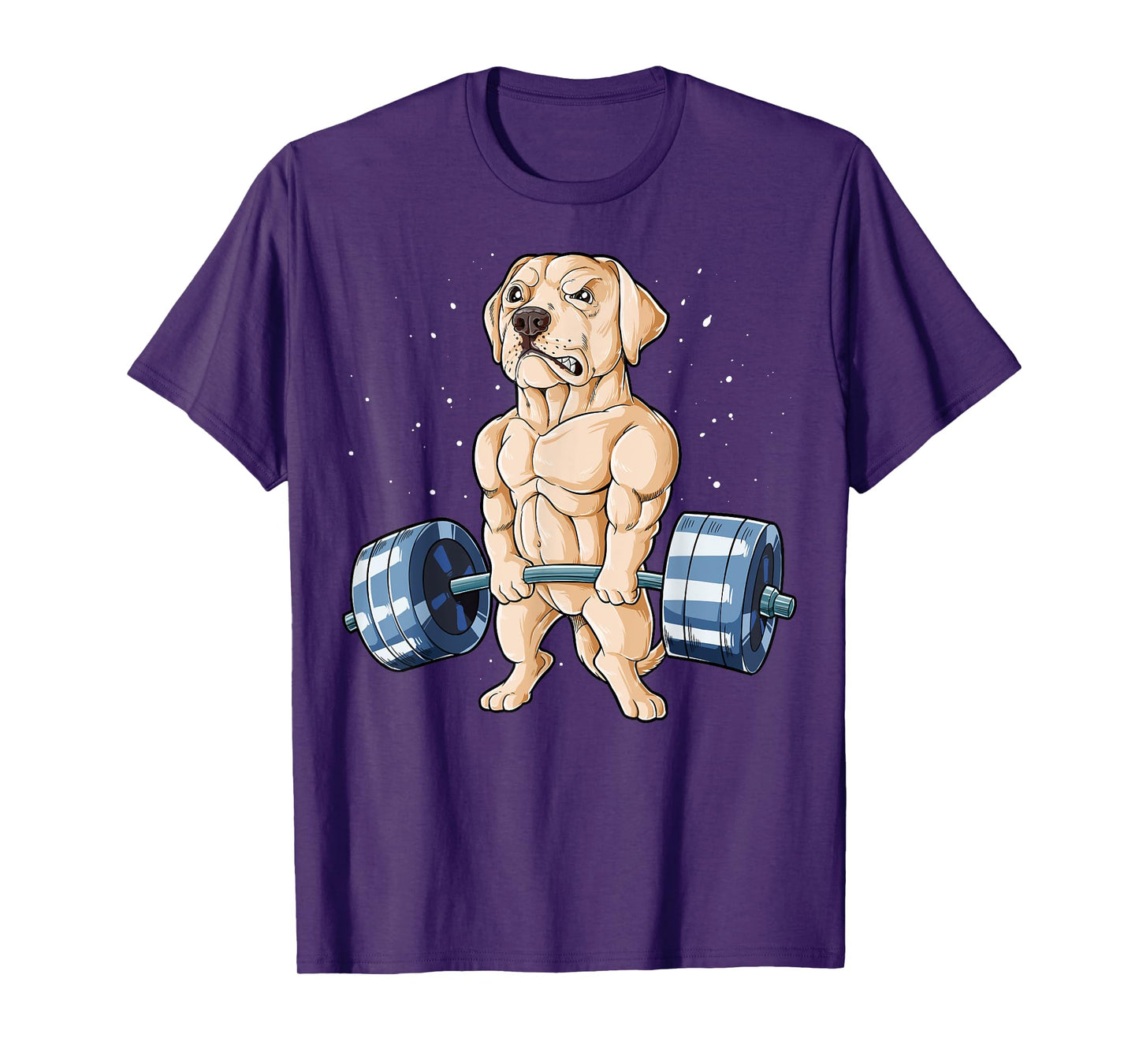 Labrador Weightlifting Funny Deadlift Men Fitness Gym Gifts T-Shirt