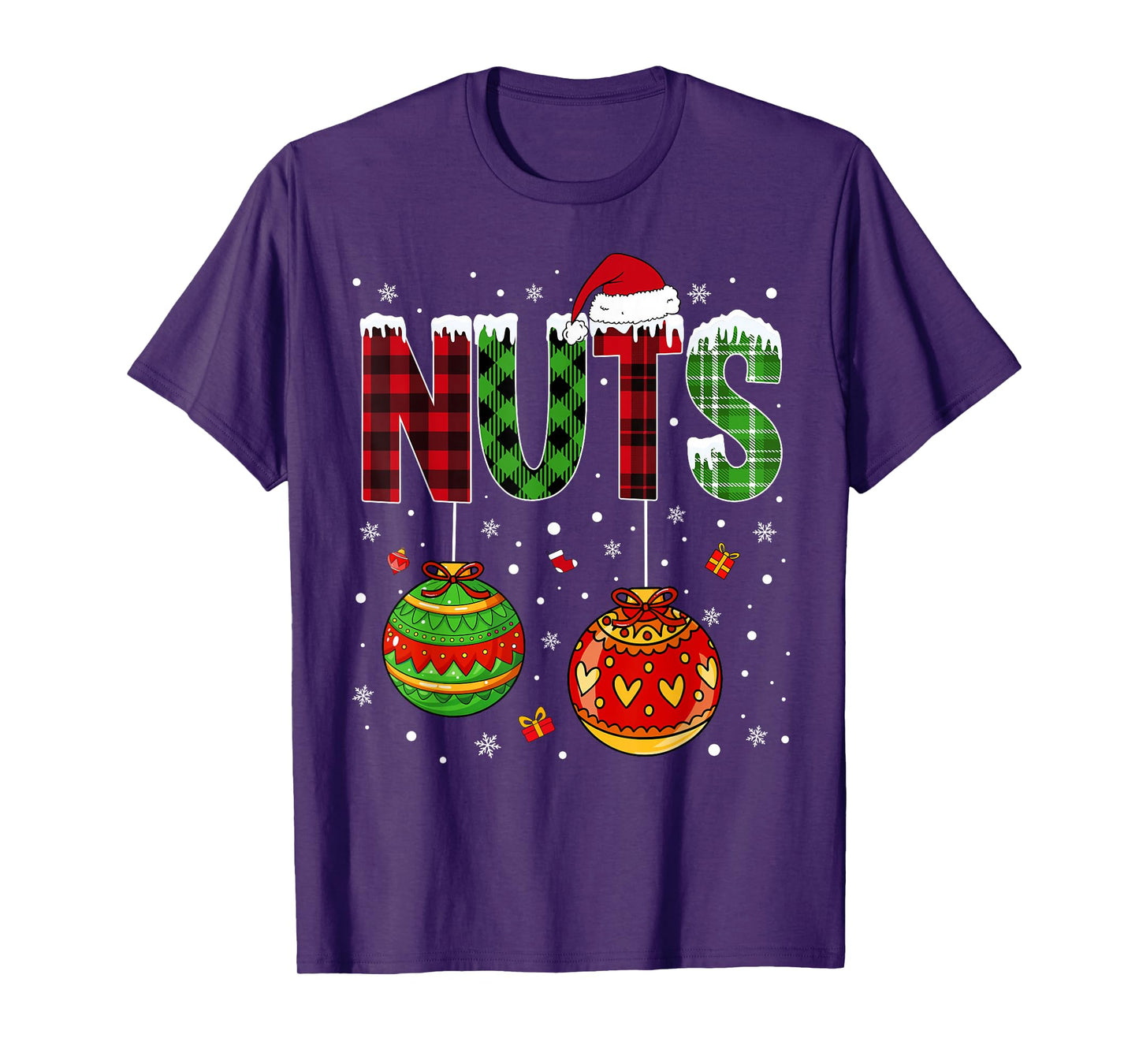 Chestnuts Matching Family Funny Chest Nuts Christmas Couples T-Shirt
