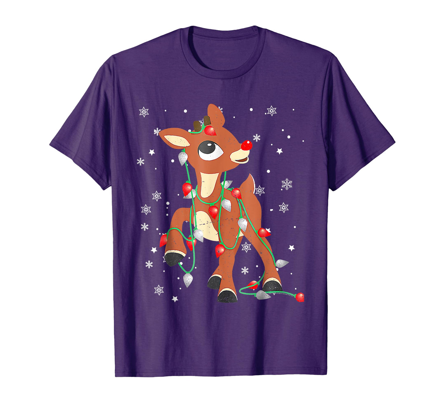 Rudolph The Red Nose Reindeer For Kids And Christmas Fan T-Shirt