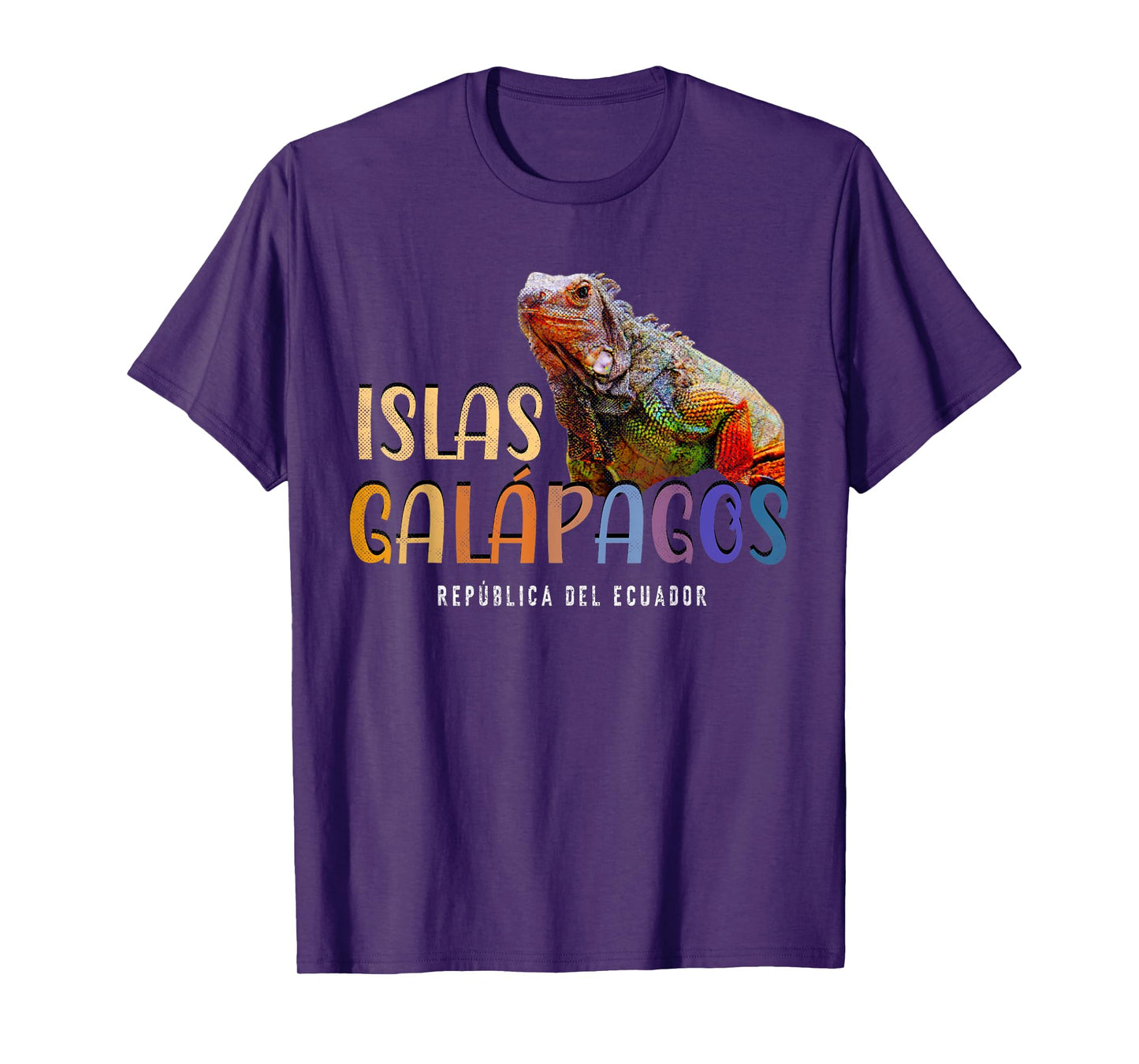 Vintage Galapagos Islands Ecuador Iguana Islas Galapagos T-Shirt