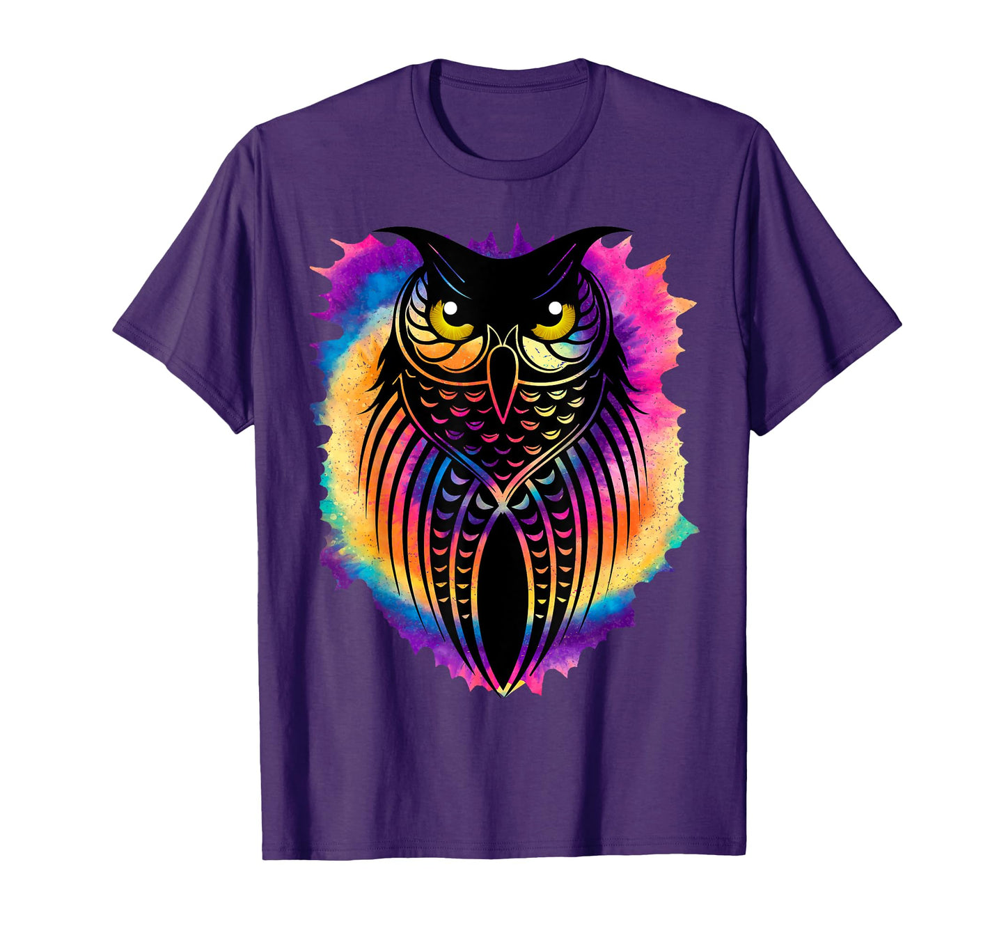 Owl Tie-Dye Graphic | Gift for Bird and Owl Lovers T-Shirt