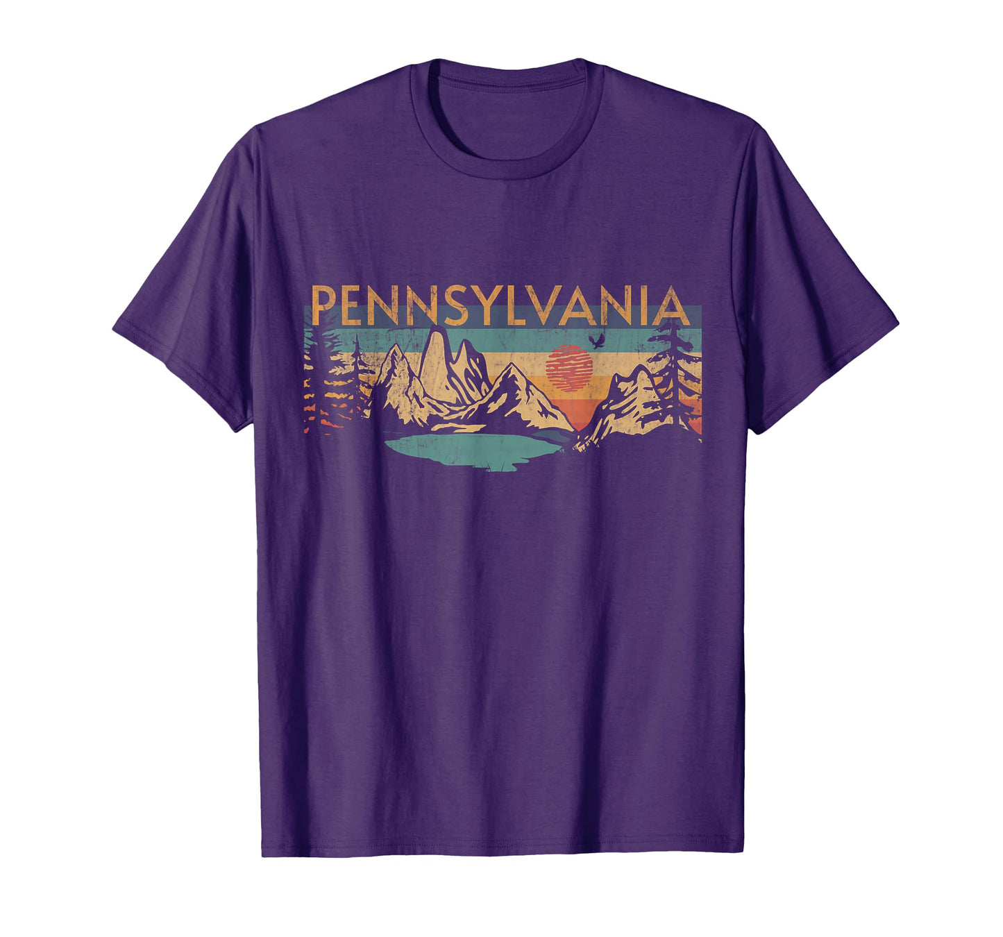 Pennsylvania T-Shirt, Small, Grey