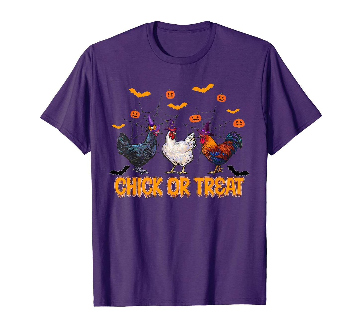 Cute Chicken Halloween Chick Or Treat T-Shirt