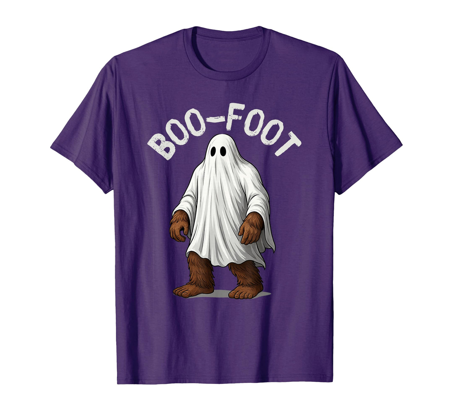 Bigfoot Ghost Costume Halloween Boo-Foot Sasquatch Spooky T-Shirt