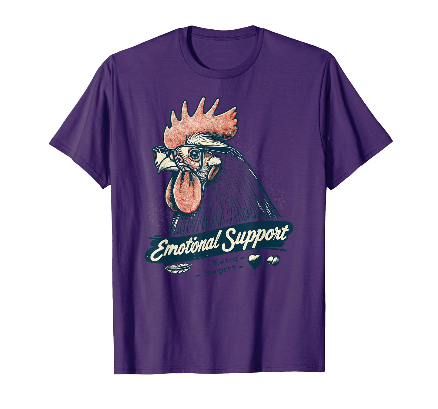 Chicken Emotional Support T-Shirt