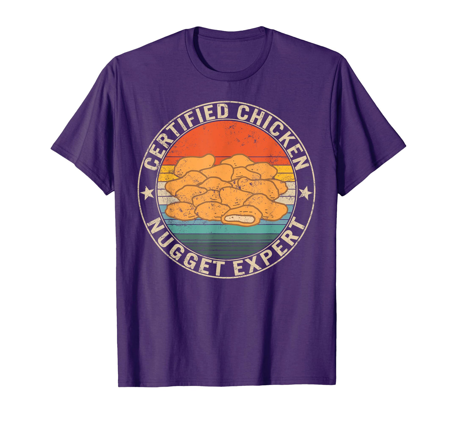 Certified Chicken Nugget Expert Fried Nuggets Lover Food Mom T-Shirt