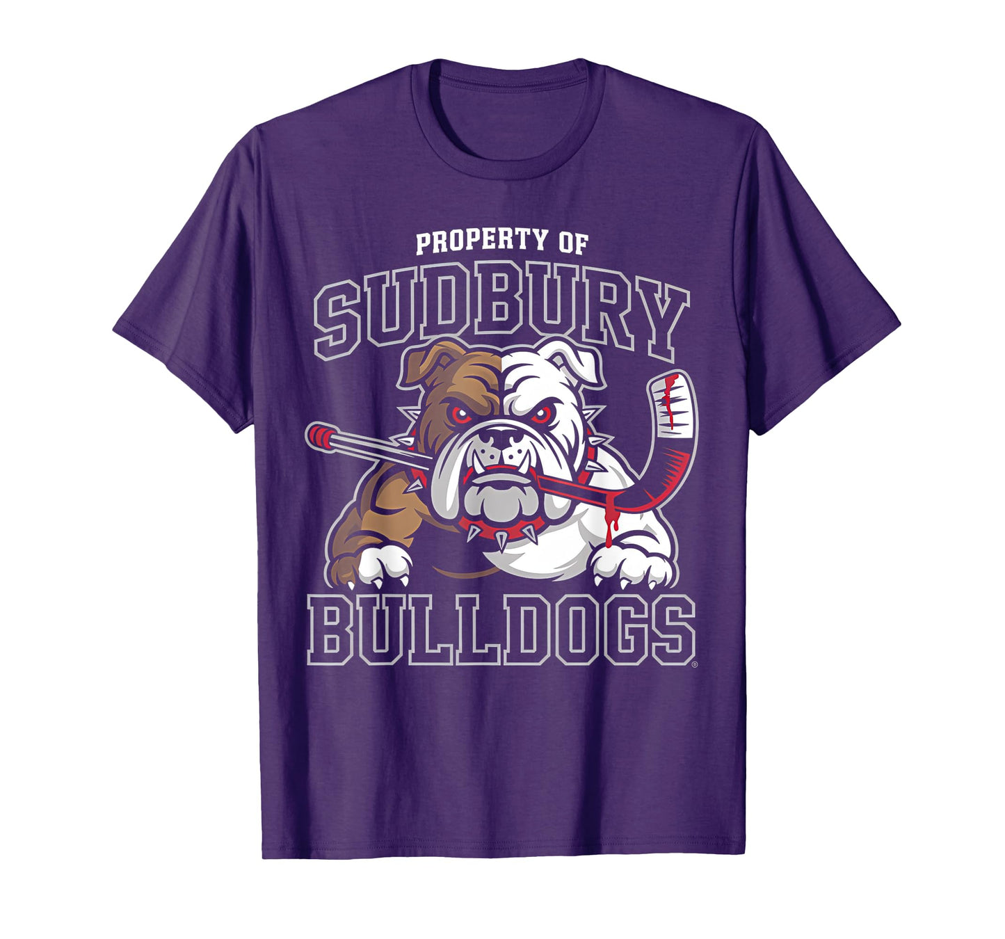 Property of Sudbury Bulldogs Fun Lover Hockey Sport T-Shirt