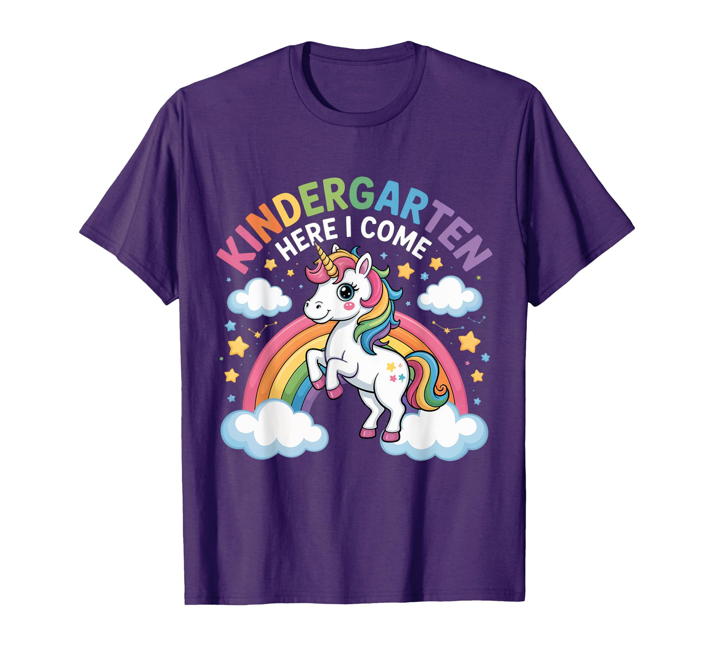 Unicorn Kindergarten Here I come School Kindergarten Girl T-Shirt
